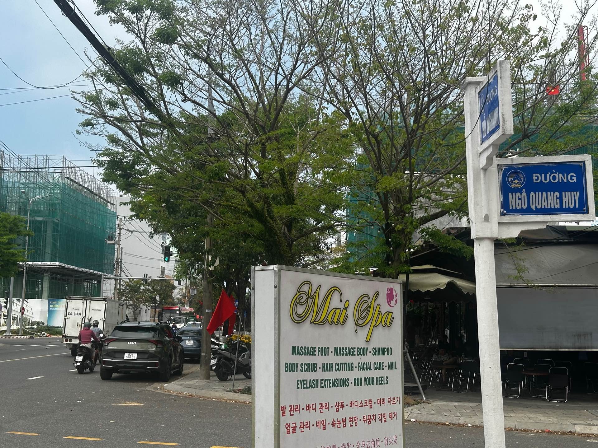 Bán đất 141m² góc 2 mặt tiền đường Ngô Quang Huy, Sơn Trà