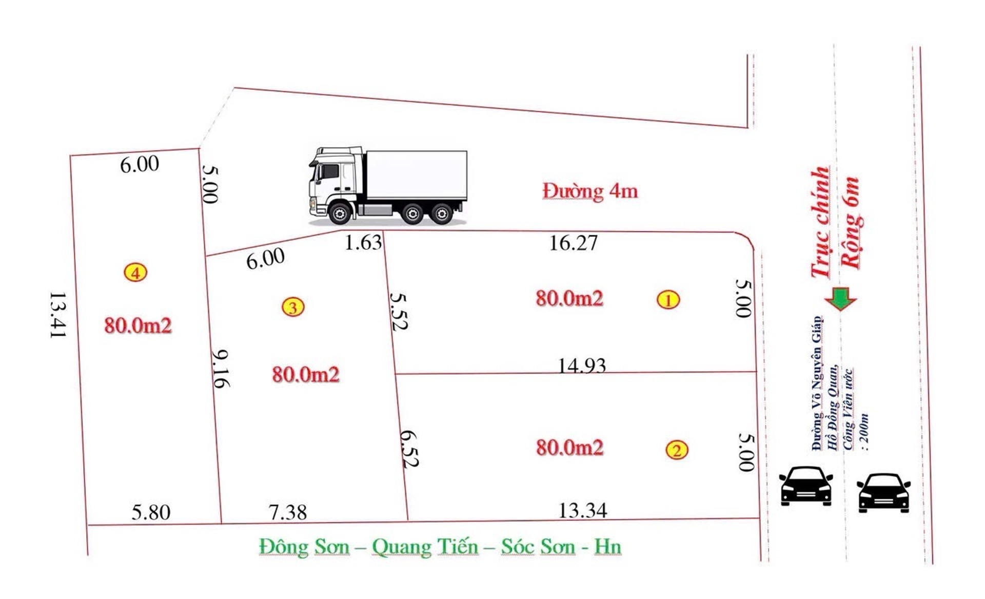 Bán 80mđất Đông Lai , xã Nội Bài , Hà Nội