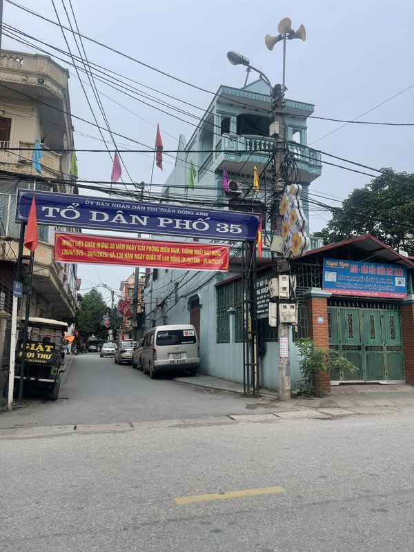 Bán đất lô góc 2 mặt tiền, vị trí đắc địa gần cổng chào tổ 35