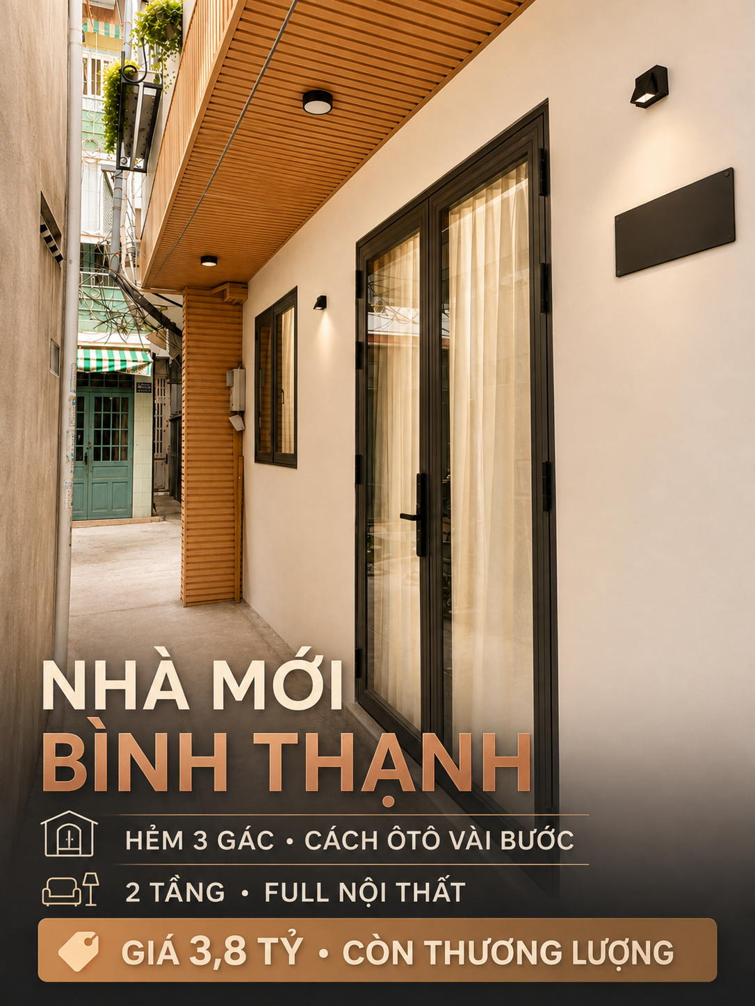 Cơ hội hiếm có sở hữu nhà 2 tầng giá tốt tại Bình Thạnh