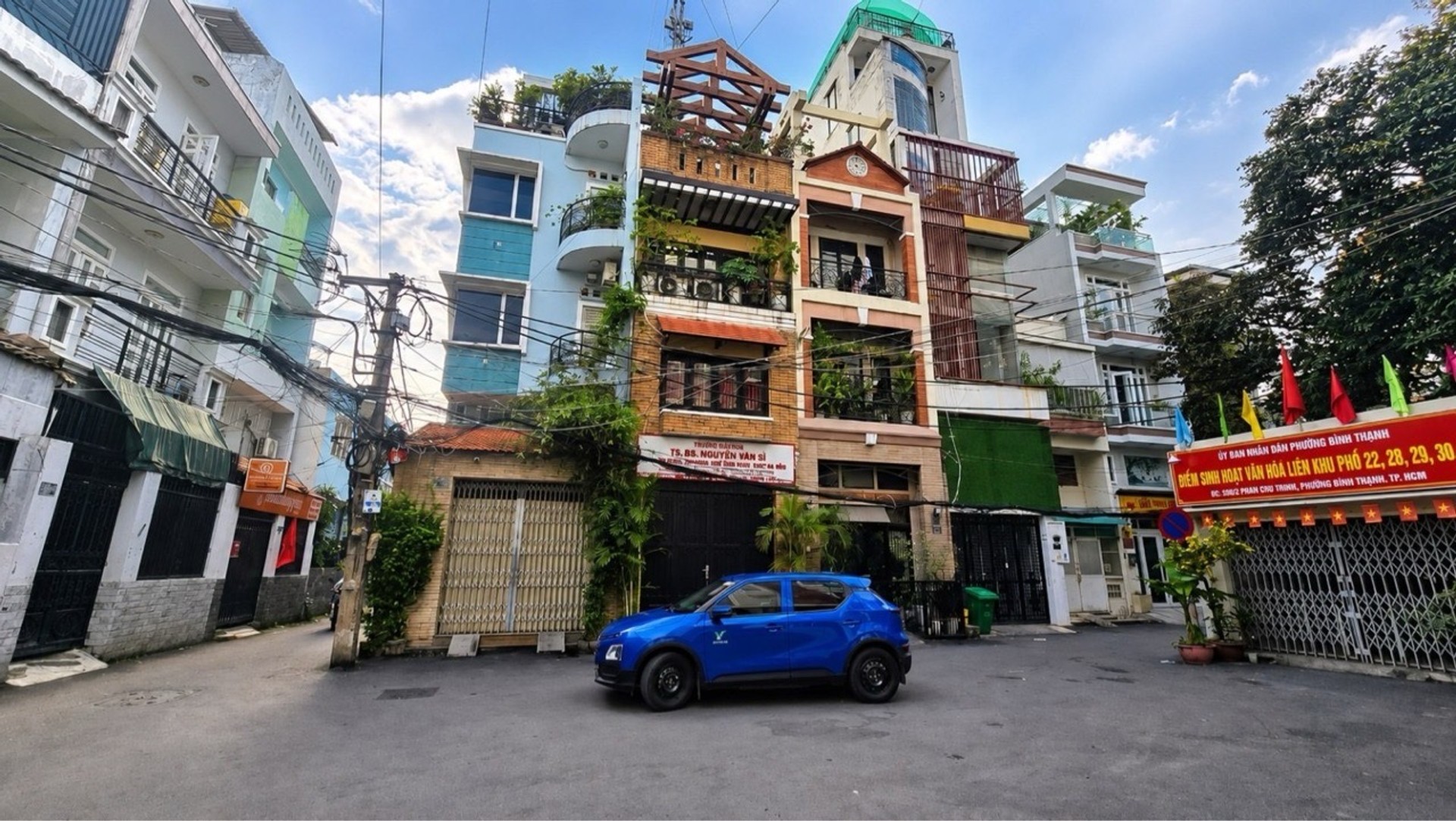 Nhà 4 tầng 5 phòng ngủ phố Phan Chu Trinh, Bình Thạnh, 79m2