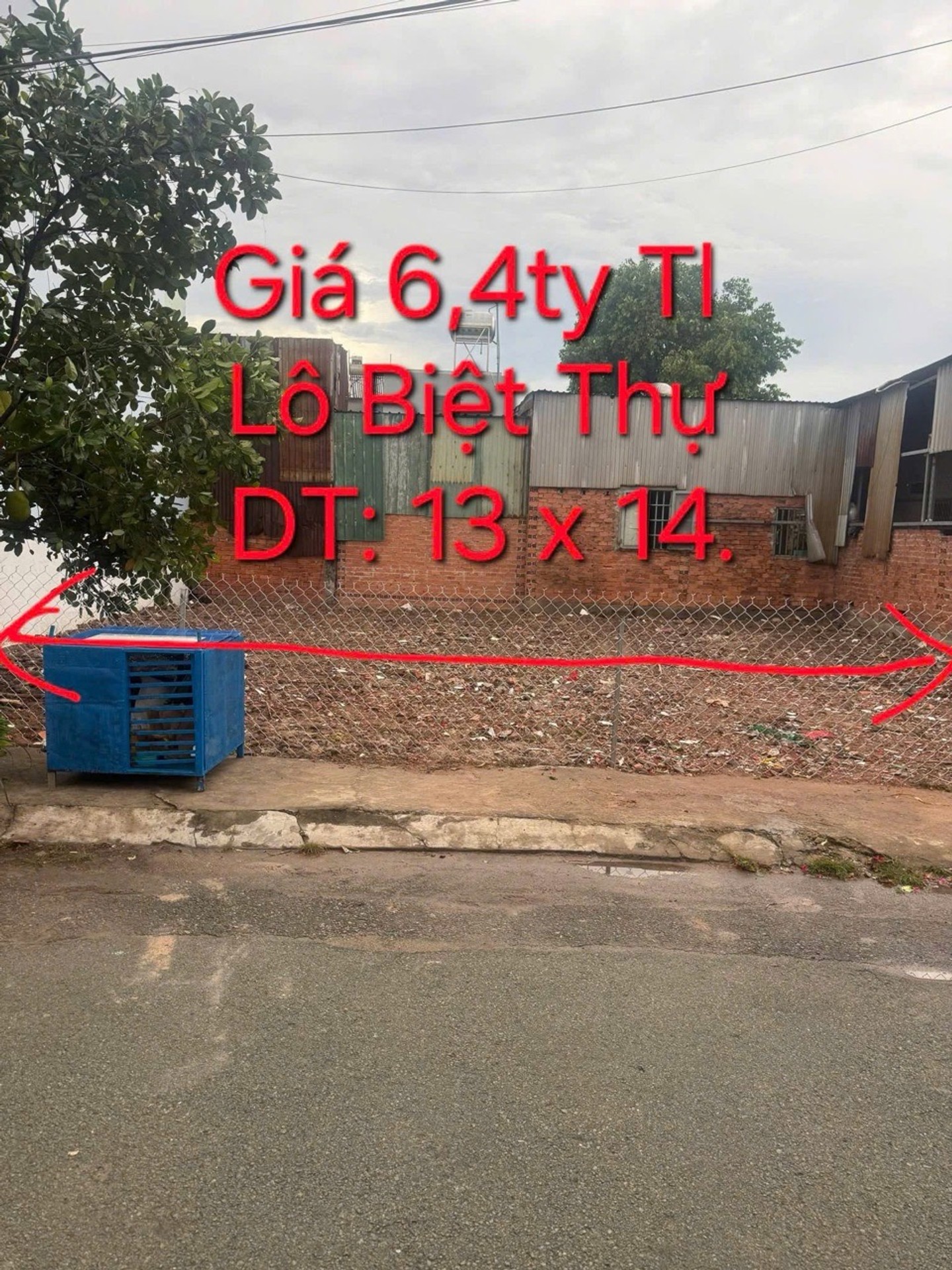Bán 160m đất ngay chợ đầu mối Hóc Môn, 6.x tỷ