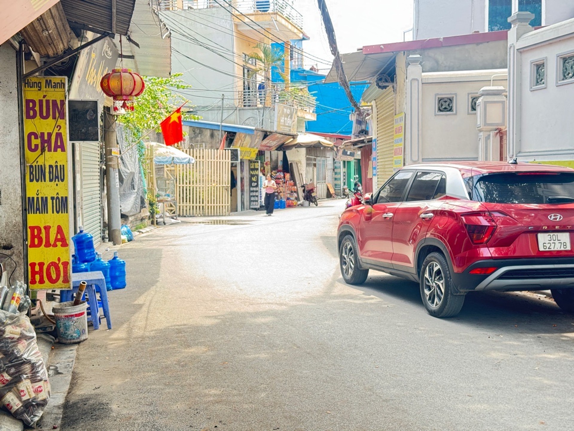 BÁN ĐẤT SẴN NHÀ CẤP 4. OTO TẠI THÔN BẦU THIÊN LỘC. 200m RA CHỢ