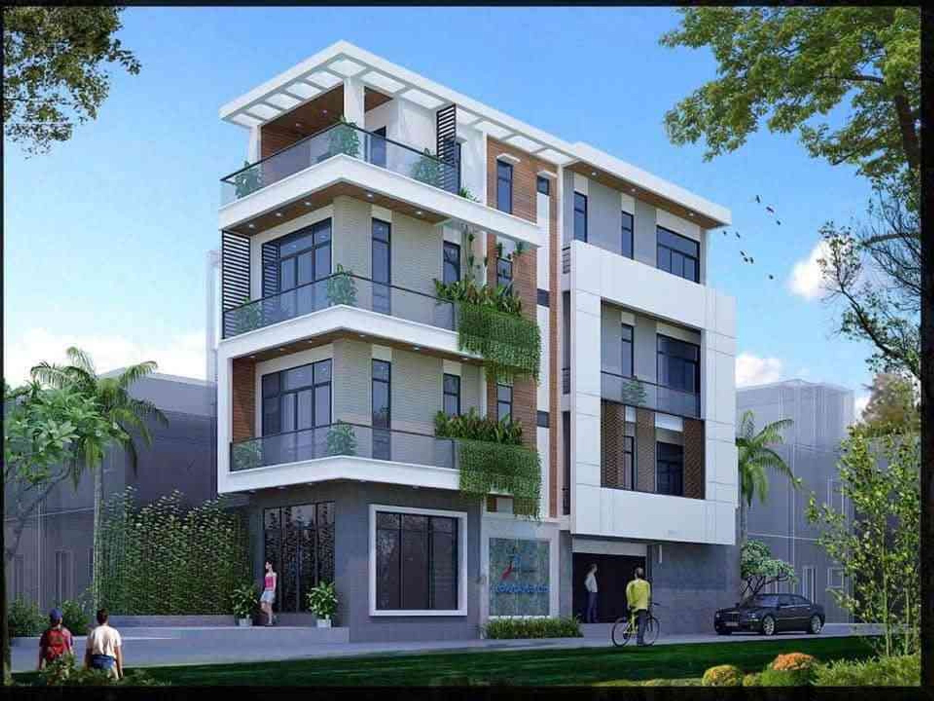 Bán nhà Lô Góc 4 Tầng, 107m2, Thạnh Xuân 25, Thới An, Q12. Giá 15 tỷ