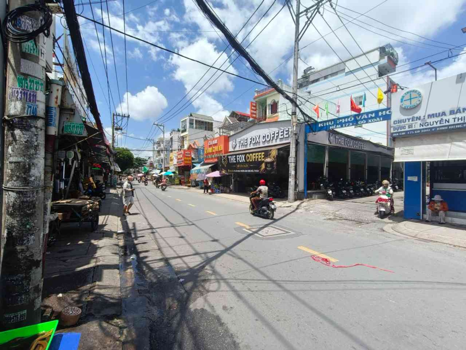 👉 Nhà 1 trệt 1 lầu ngay mặt tiền Gò Xoài, Chợ Ông Mười