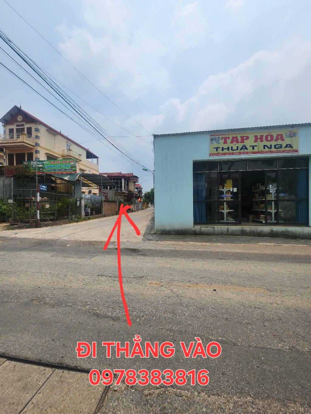 Đất đẹp mặt tiền rộng, tiện kinh doanh xã Tân Minh