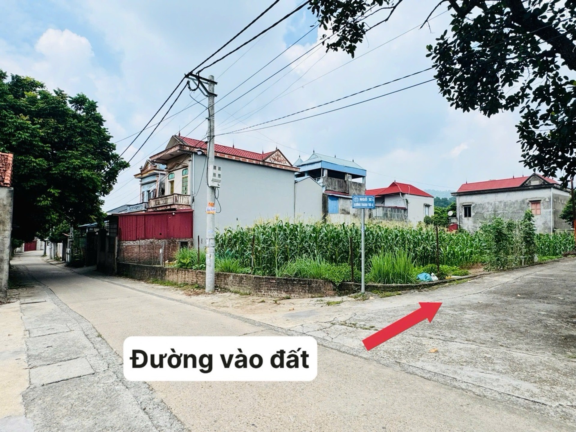 Đất đẹp mặt tiền 5m, đường ô tô thông thoáng tại khu vực sôi động