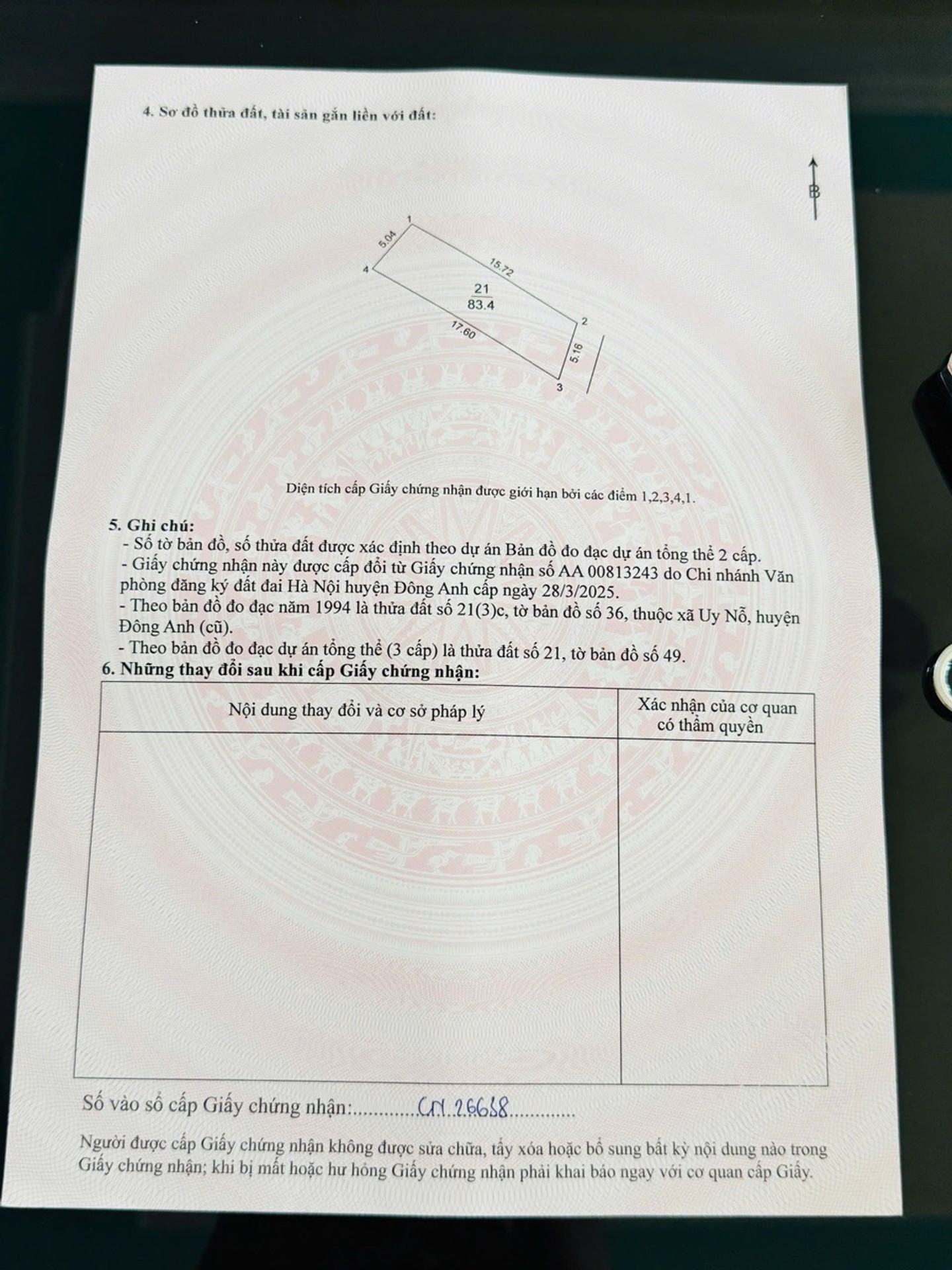 Bán đất 83.4m² khu vực Kính Nỗ, mặt tiền rộng, pháp lý rõ ràng, tiện đầu tư và an cư