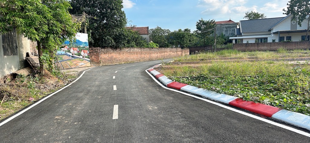 Bán đất lô góc tại xã gần sân bay Nội Bài, mặt tiền rộng tiện đầu tư
