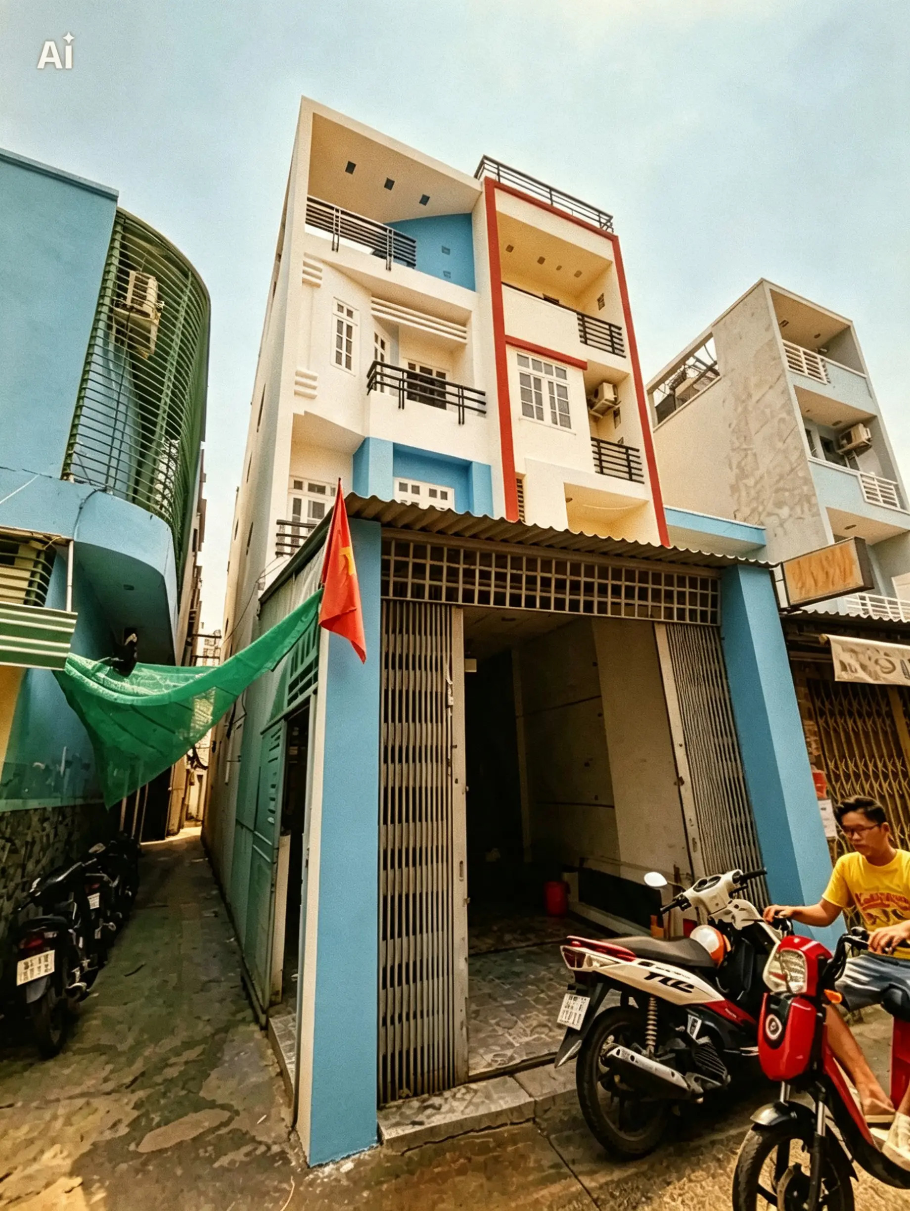 Nhà riêng 4 tầng mặt tiền hẻm sầm uất tại Dương Bá Trạc, Quận 8