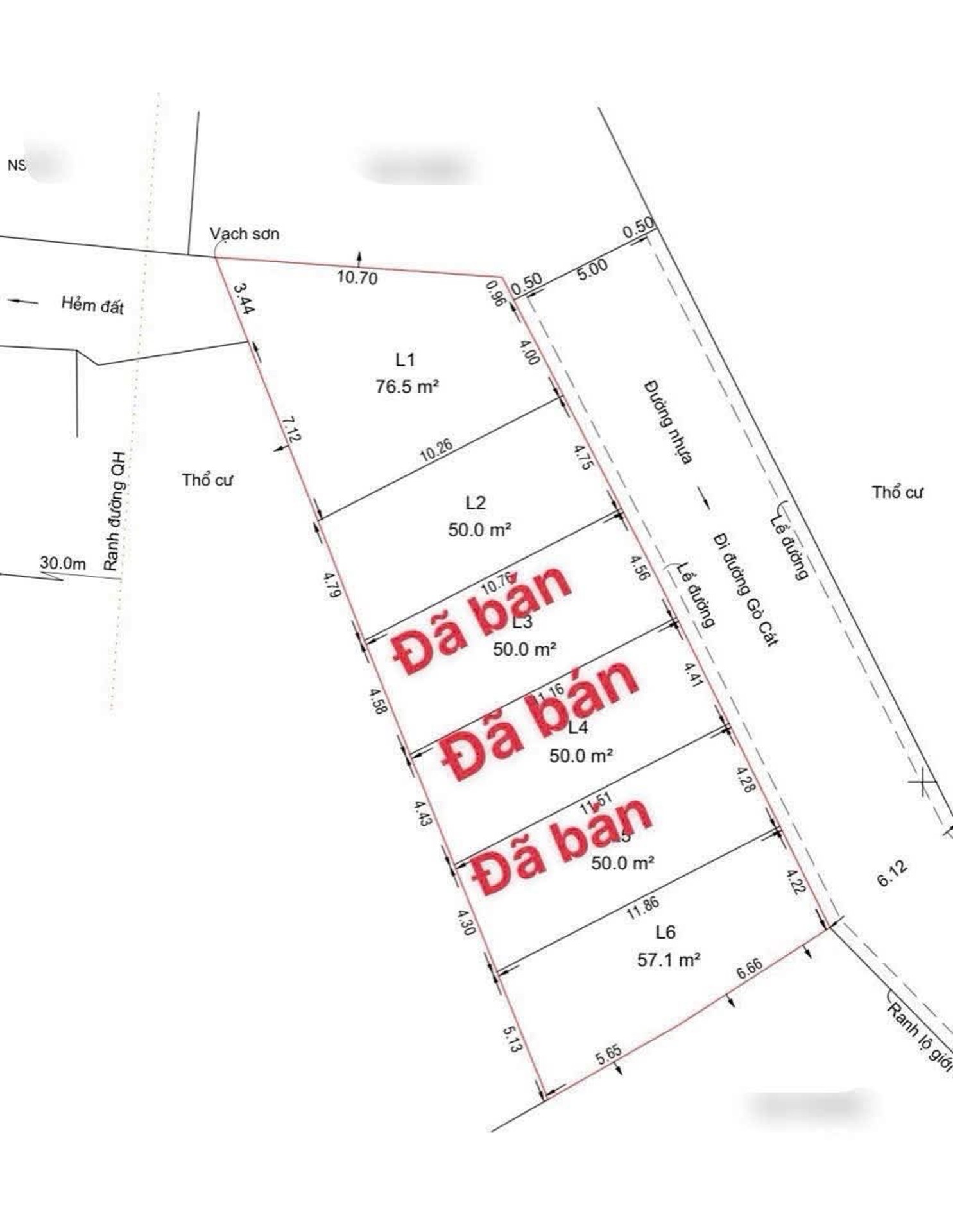 Bán đất hẻm 41 Gò Cát 50m² giá 3,5 tỷ, pháp lý chuẩn