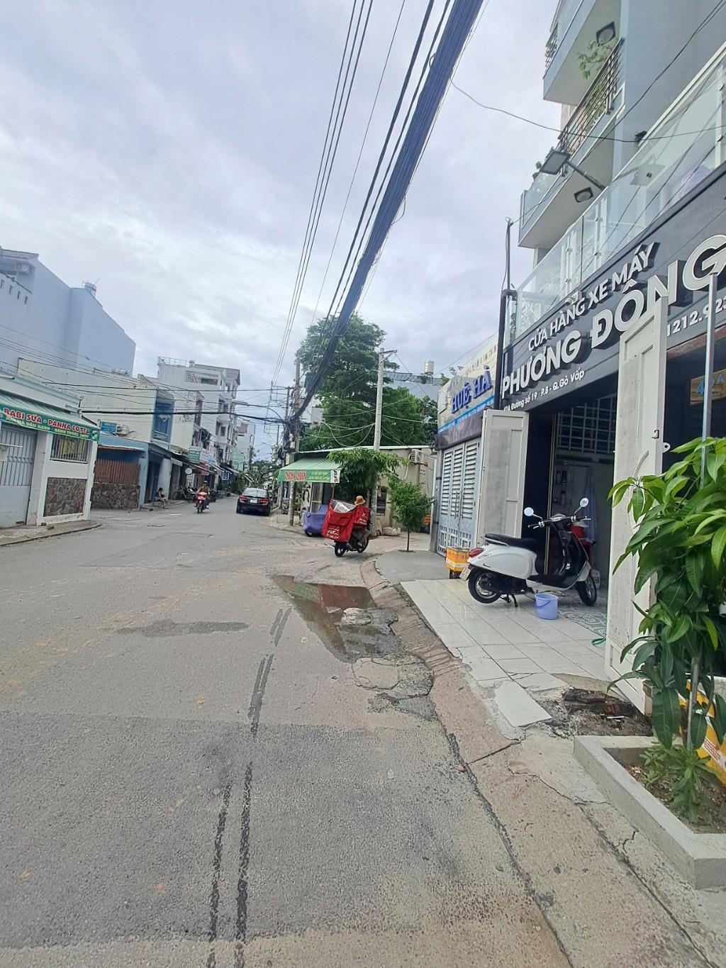 Bán đất xây trường học, Ngang 45m,Phường Thông Tây Hội, Quang Trung
