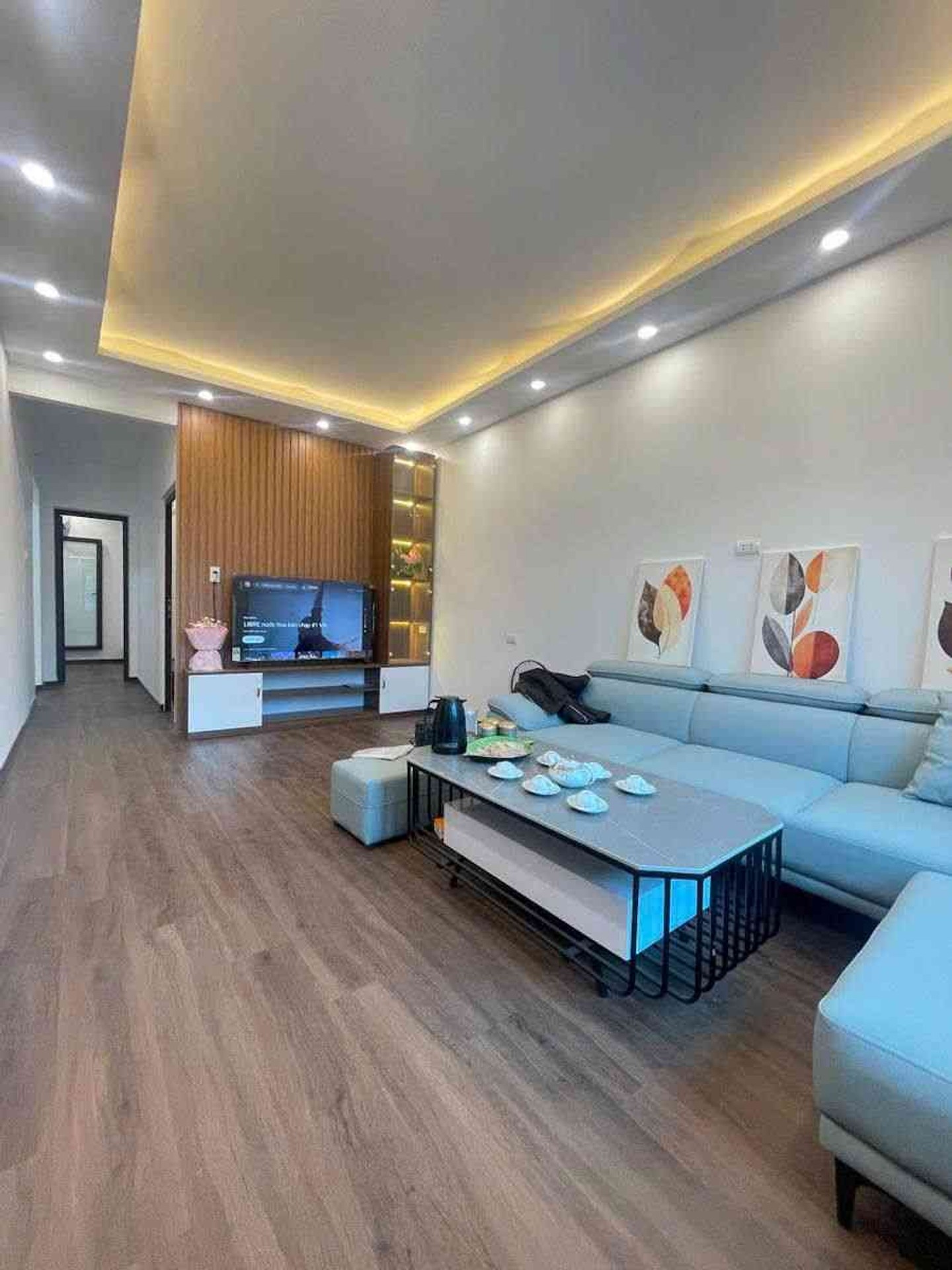 Bán căn hộ duplex lô góc tại Quan Nhân, thiết kế 4 phòng ngủ, full nội thất