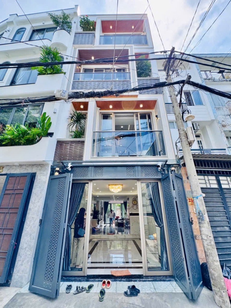 Bán Nhà 5 Tầng, Gần CV Làng Hoa, Gò Vấp, 68m2, Hẻm Ô Tô, Vào Ở Ngay