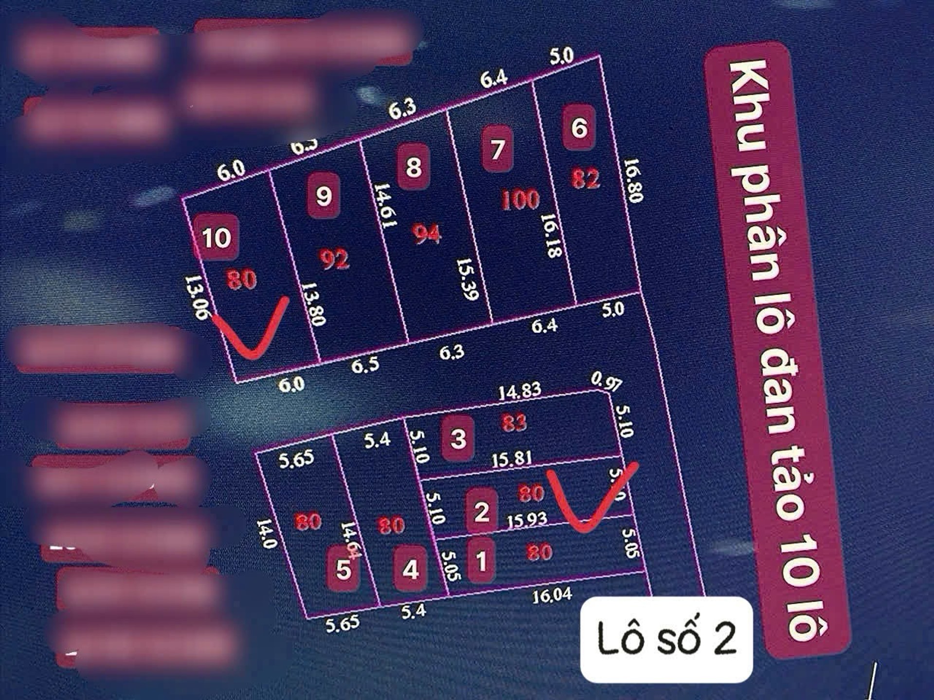 Bán đất 80m2 tại khu vực trung tâm, mặt tiền 5.1m, pháp lý rõ ràng