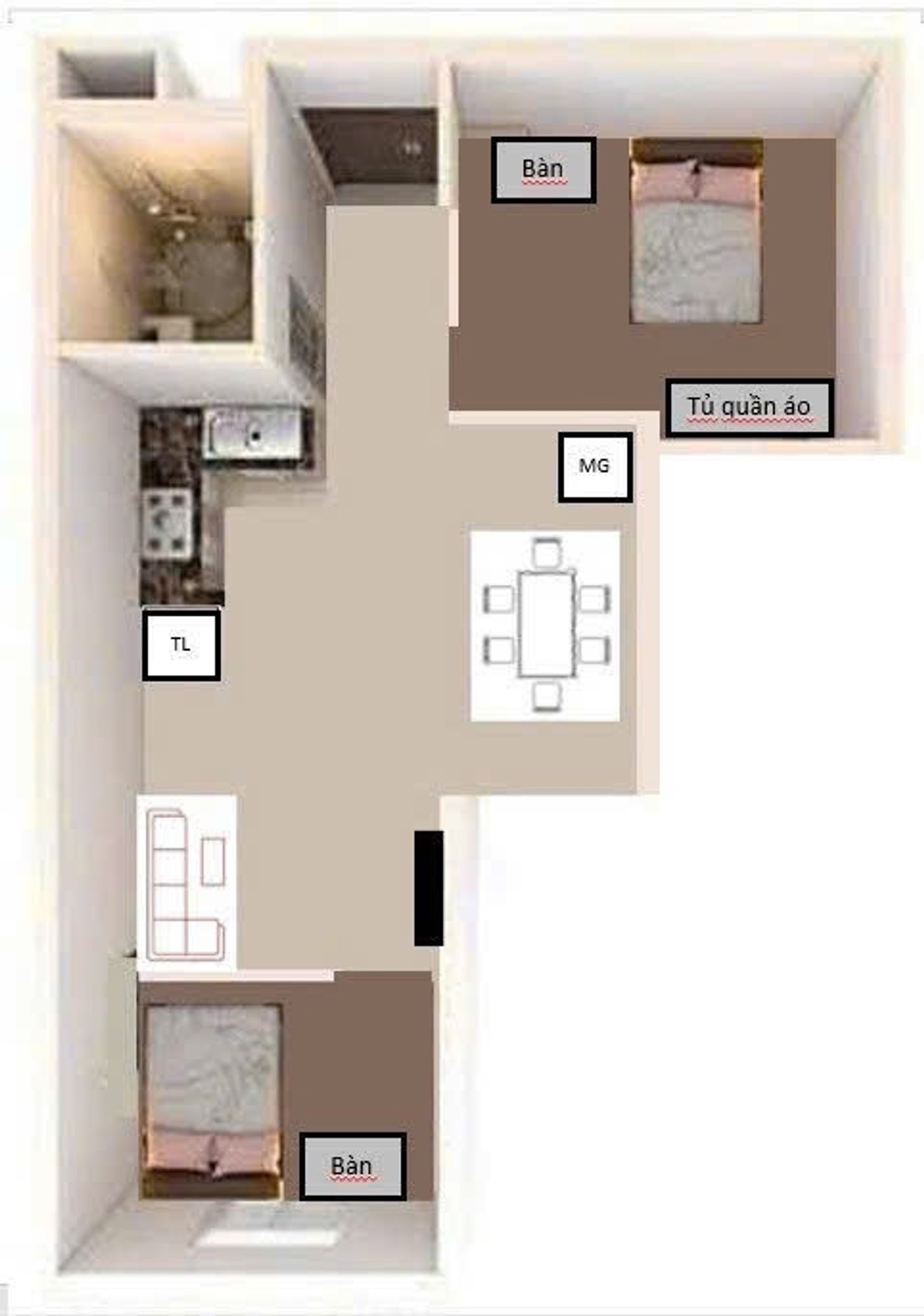 CĂN HỘ MOSCOW TOWER QUẬN 12 – 54M² – 2PN – SỔ HỒNG RIÊNG – GẦN METRO – GIÁ TỐT