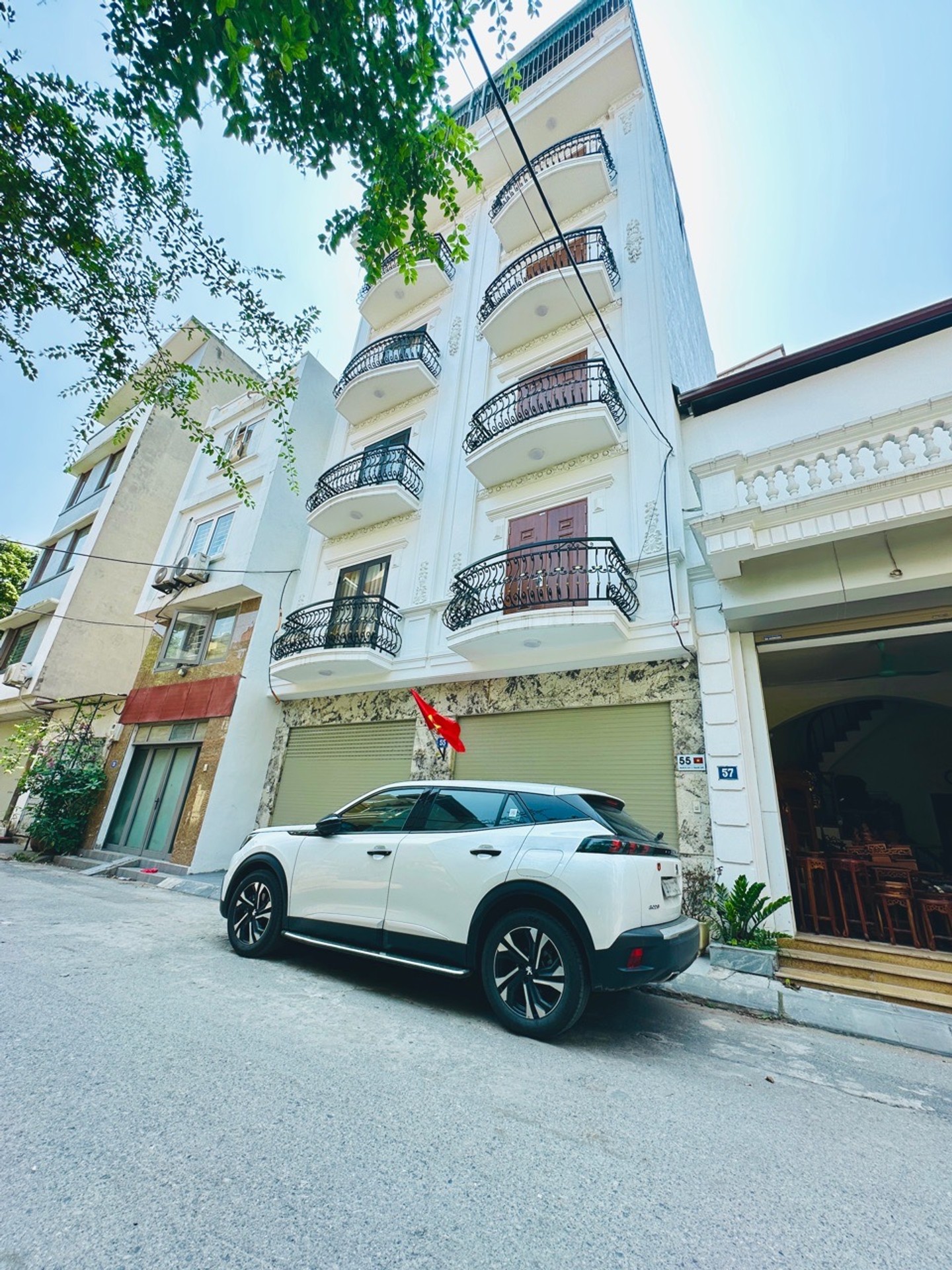 BÁN NHÀ THANH AM, VIỆT HƯNG 48.8M2- 6 TẦNG THANG MÁY - Ô TÔ TRÁNH ĐỖ - 17.5 Tỷ