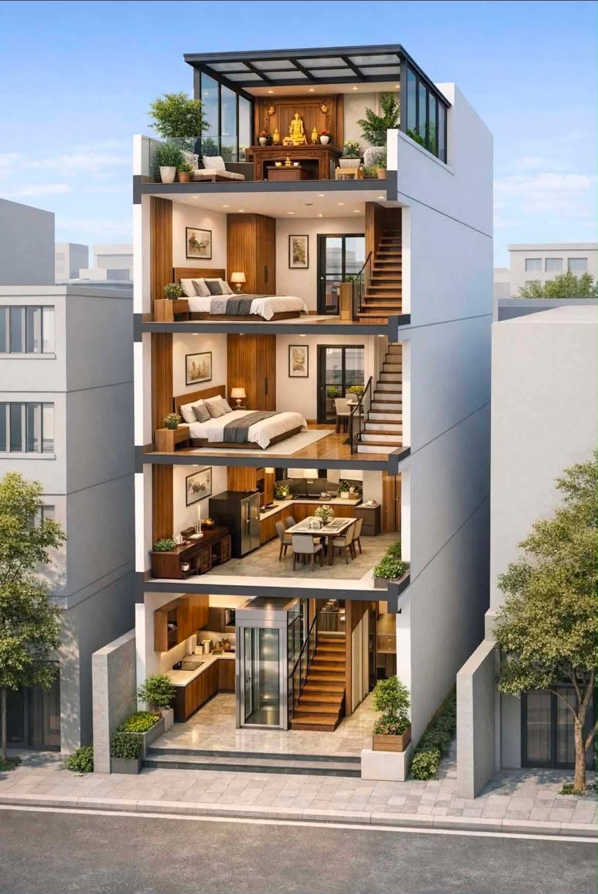 Nhà mặt phố Nguyễn Đức Thuận. Trung tâm Kinh doanh đỉnh chỉ 160tr/m sẵn nhà 2 tầng kinh doanh luôn