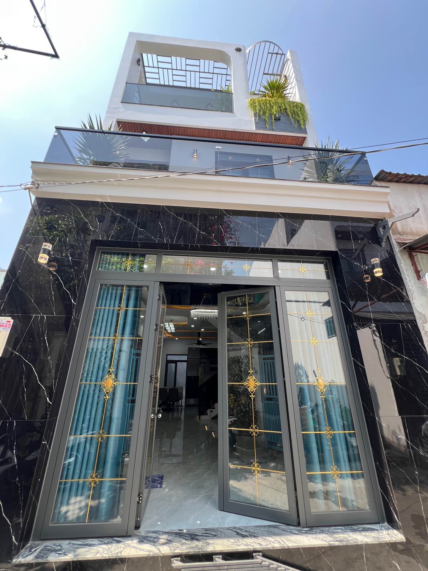 Bán nhà riêng 3 tầng hướng Nam tại Huỳnh Tấn Phát, diện tích 58.9m², giá 5.98 tỷ