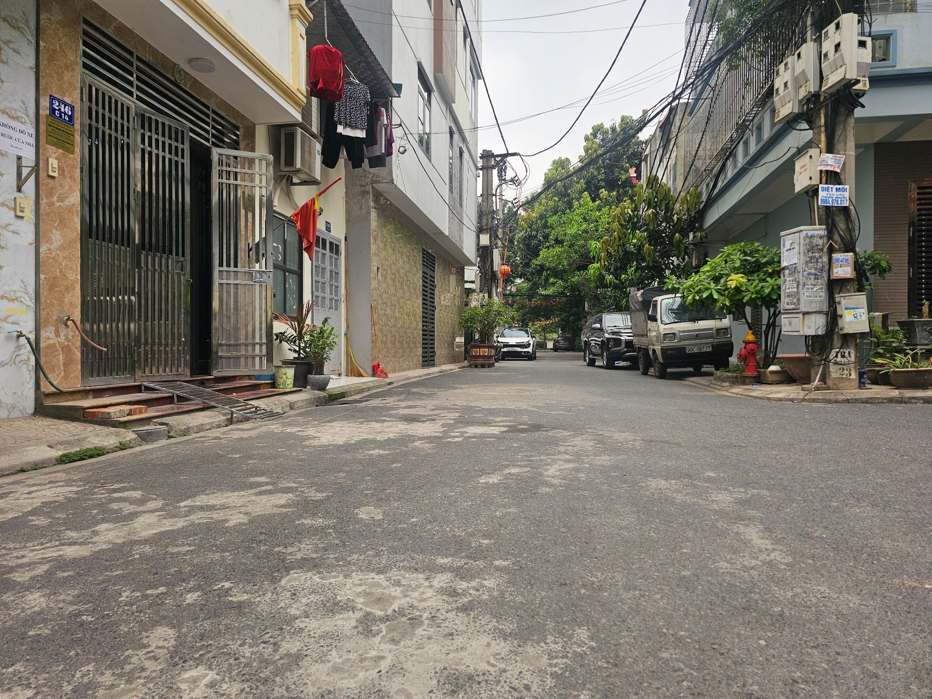 BÁN NHÀ ĐÀM QUANG TRUNG 40.5M2- 5 TẦNG - PHÂN LÔ BÀN CỜ, Ô TÔ TRÁNH ĐỖ - 12.8 Tỷ