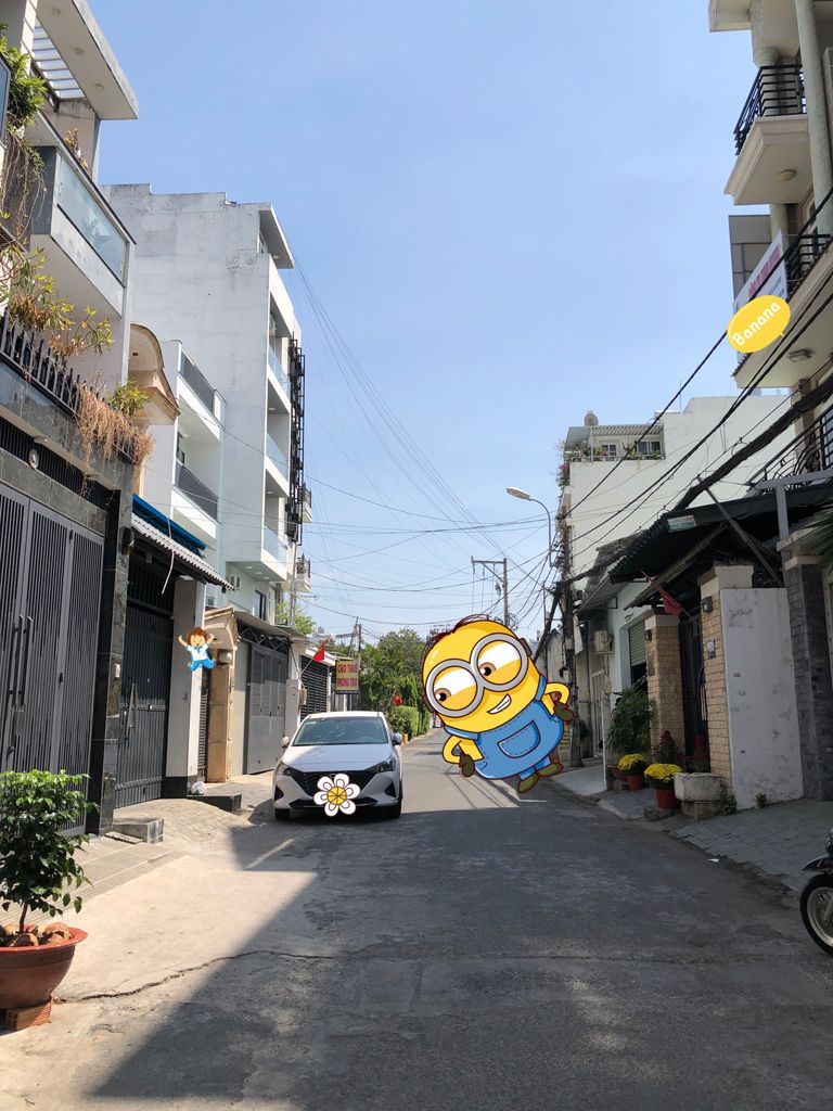 Bán nhà riêng 3 tầng, Phan Huy Ích, Hẻm 6m, 5x19m