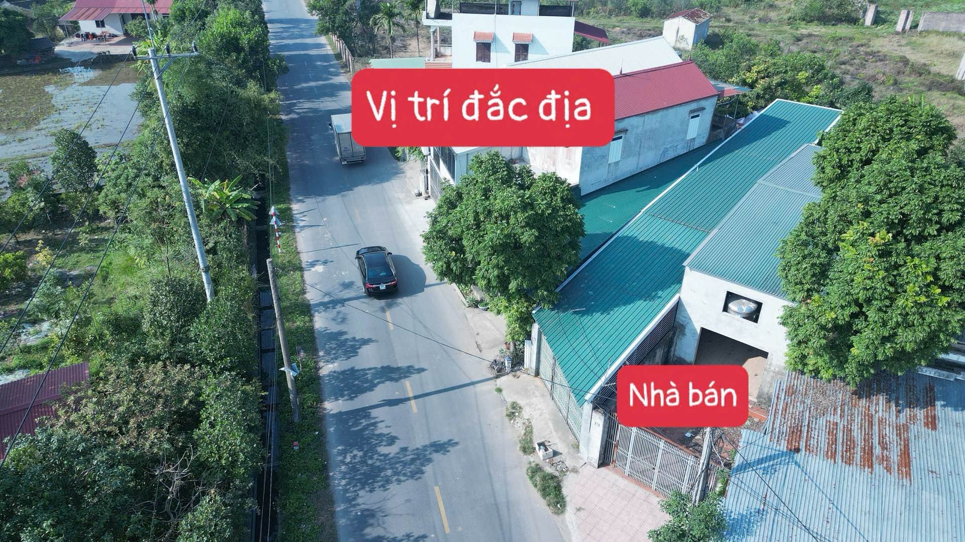 Bán nhà mặt phố xã Tiên Dược, Sóc Sơn, mặt tiền rộng 5,1m, giá 5,85 tỷ