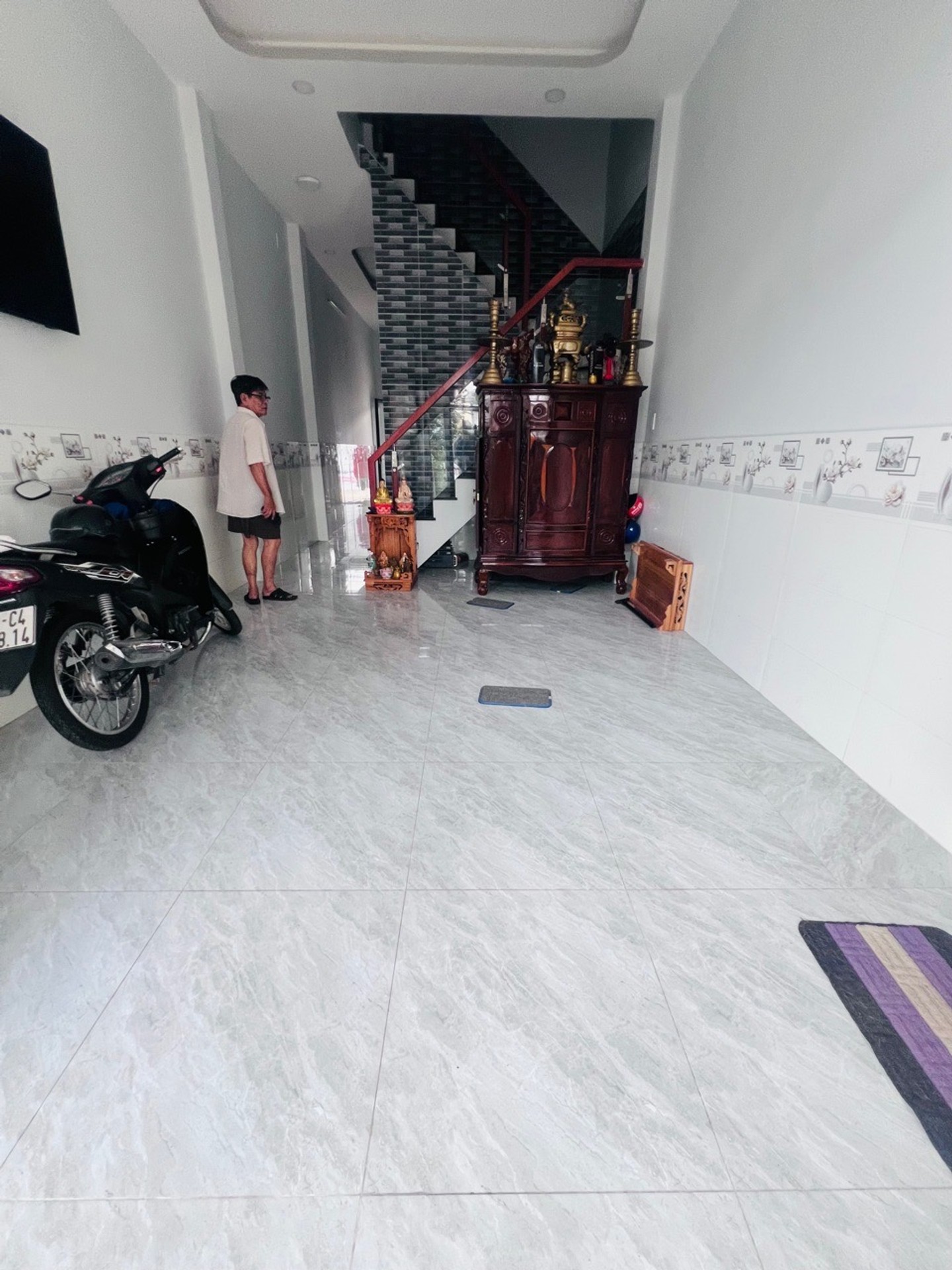 Nhà 2 tầng mới xây tại Nguyễn Bình, diện tích rộng, phù hợp vừa ở vừa kinh doanh trọ