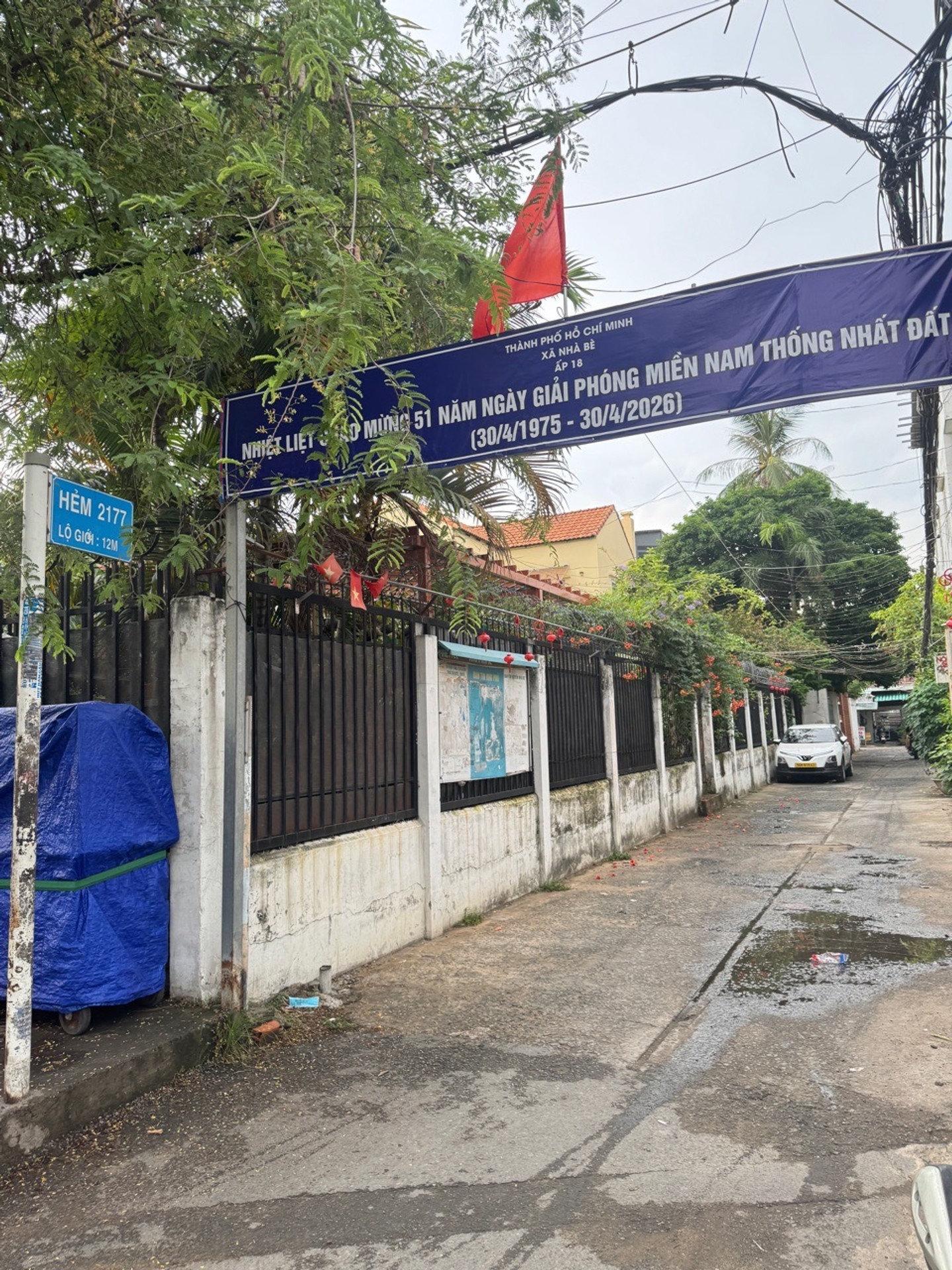 Bán nhà riêng 2 tầng 55m² hẻm xe hơi Huỳnh Tấn Phát, hai mặt tiền, sổ hồng riêng