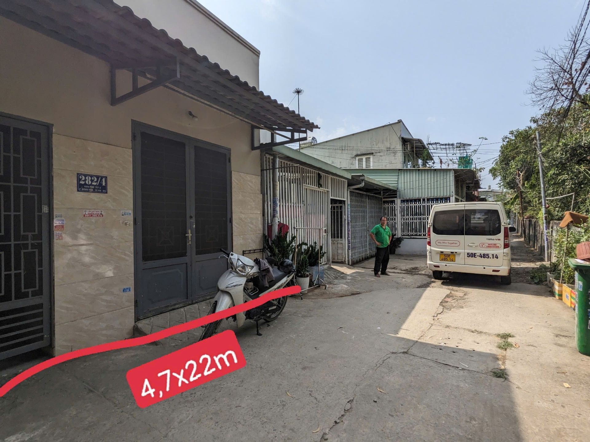 BÁN GẤP DÃY TRỌ HXH 5M - 101M2 FULL THỔ - CHỈ 4,5 TỶ - CÁCH CÔNG VIÊN TÂY A, ĐÔNG HÒA CHỈ 30M.