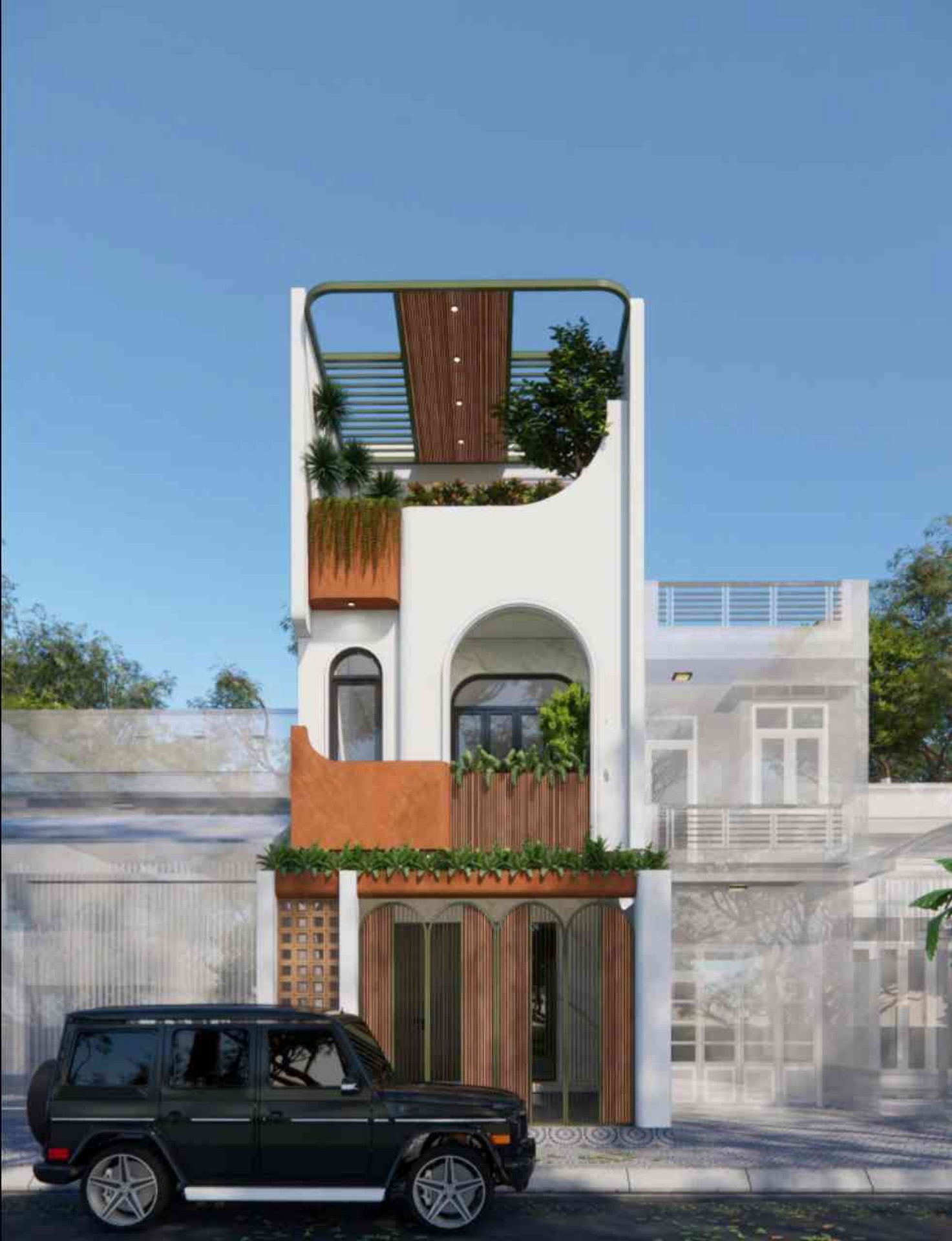 Nhà mặt phố sang trọng 3 tầng gần biển Đà Nẵng