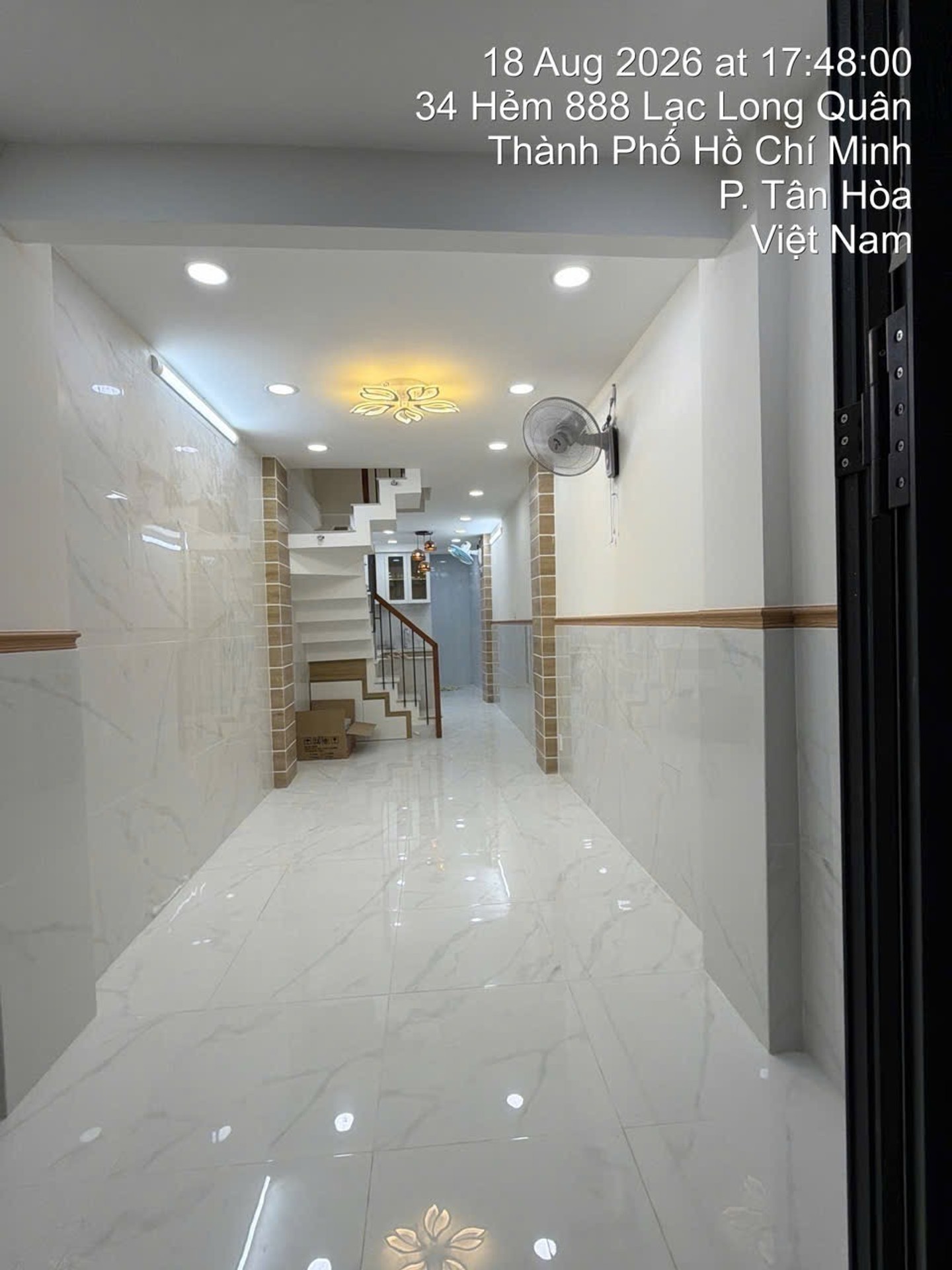 NHÀ HẺM XE HƠI-LẠC LONG QUÂN-TÂN BÌNH-3 TẦNG-4PN-NHÀ MỚI ĐẸP- MUA Ở NGAY- CHỈ 4.780Tỷ