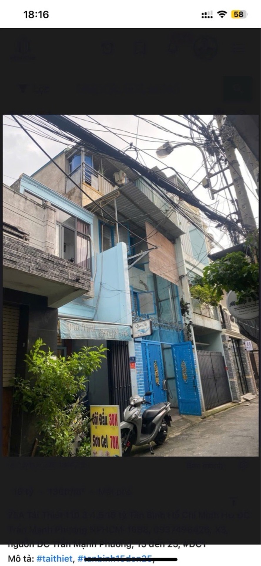 Nhà phố Tân Bình - Vị trí trung tâm, tiện đi mọi hướng