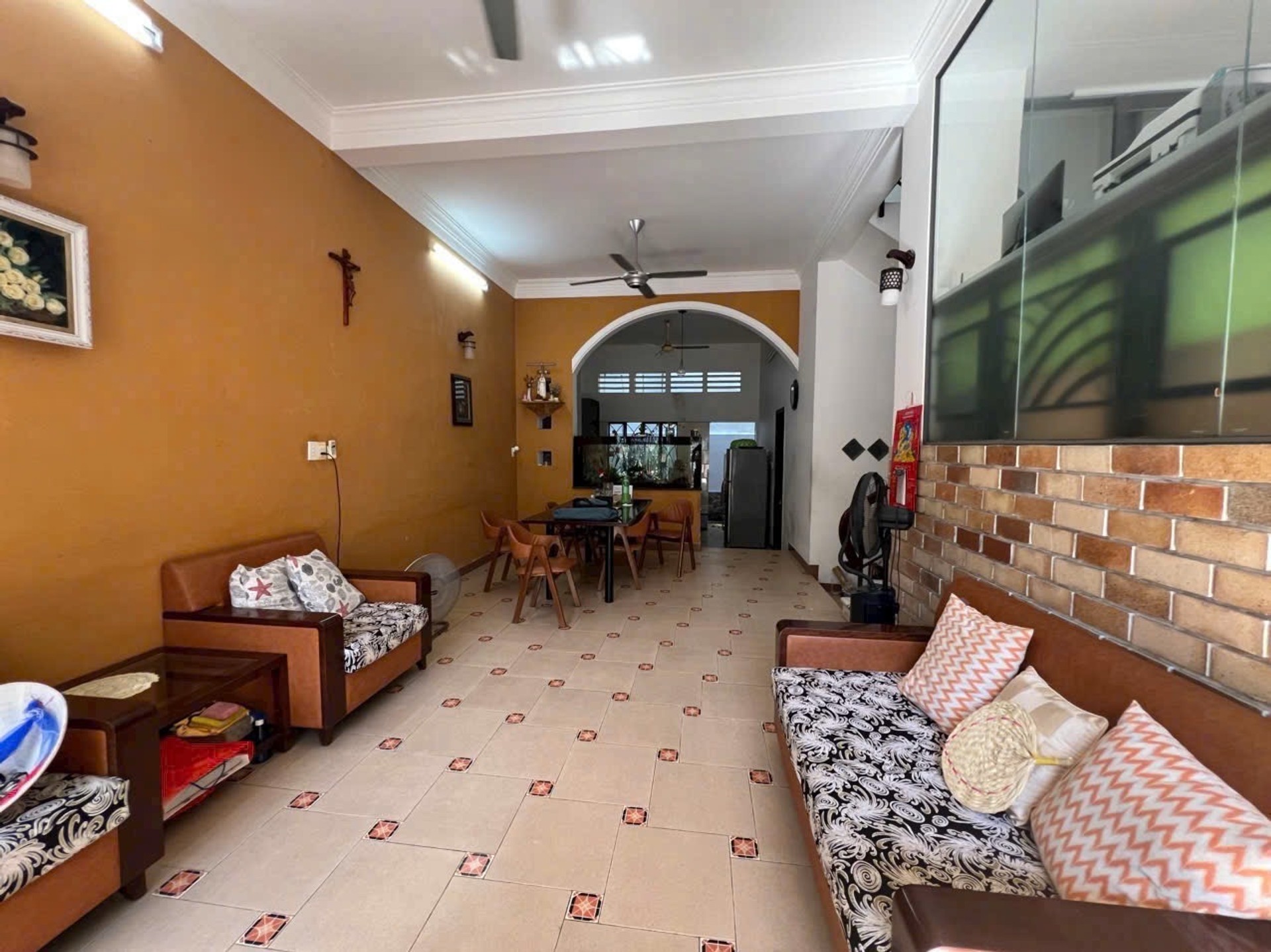 Biệt thự ven sông Hiệp Bình Chánh đẳng cấp với thiết kế hiện đại mặt tiền 7m