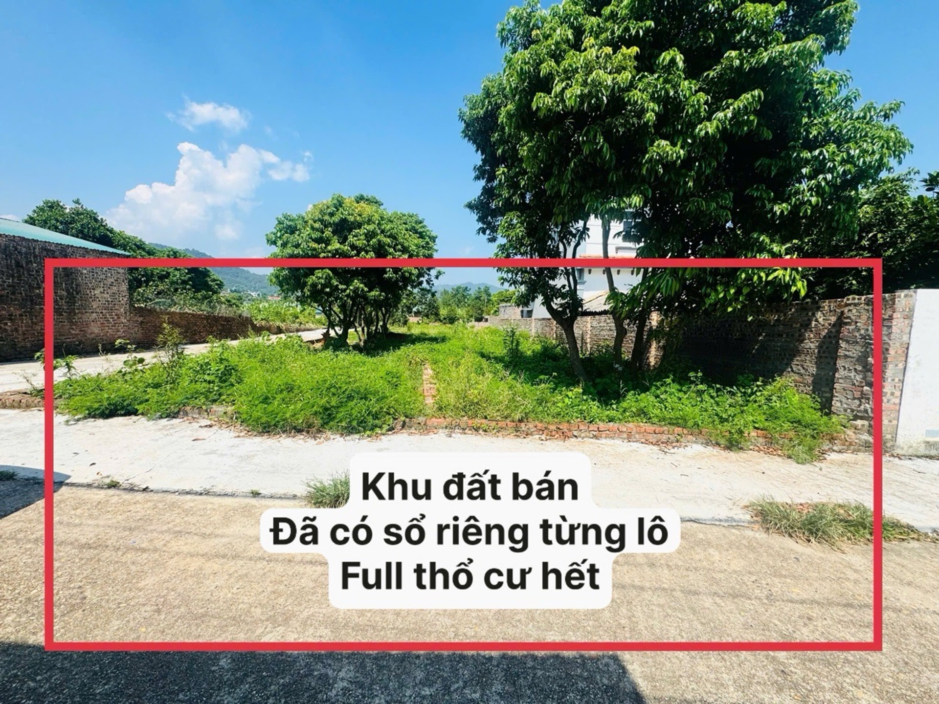 Cơ hội sở hữu đất thổ cư đã có sổ riêng tại vị trí đắc địa giá chỉ từ 2.5 tỷ