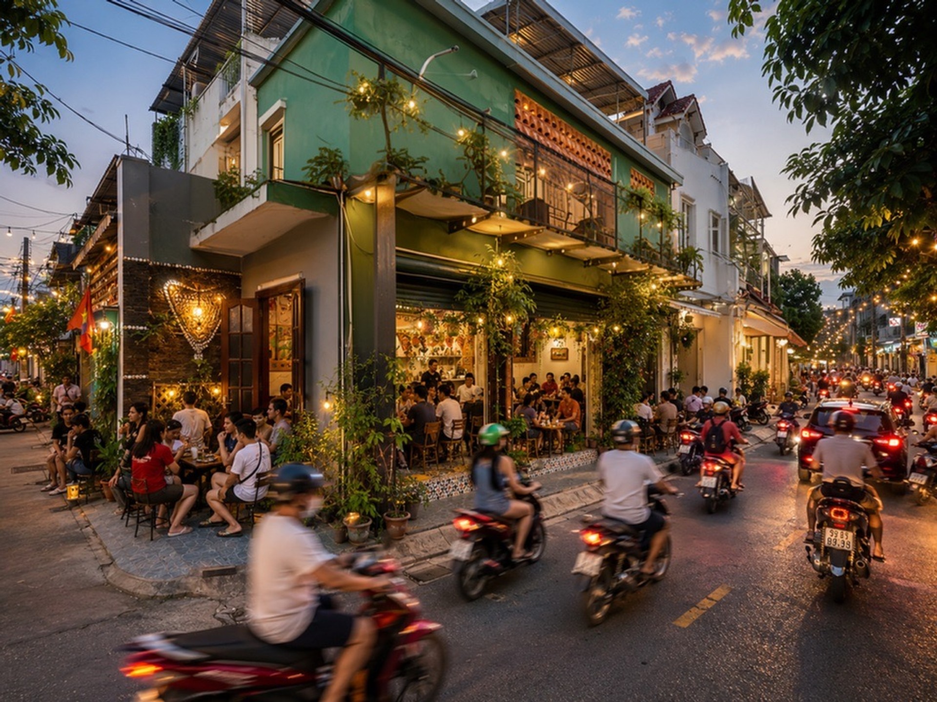 Nhà mặt phố 2 tầng hướng Nam gần đại học Cảnh Sát, giá ưu đãi 3.38 tỷ