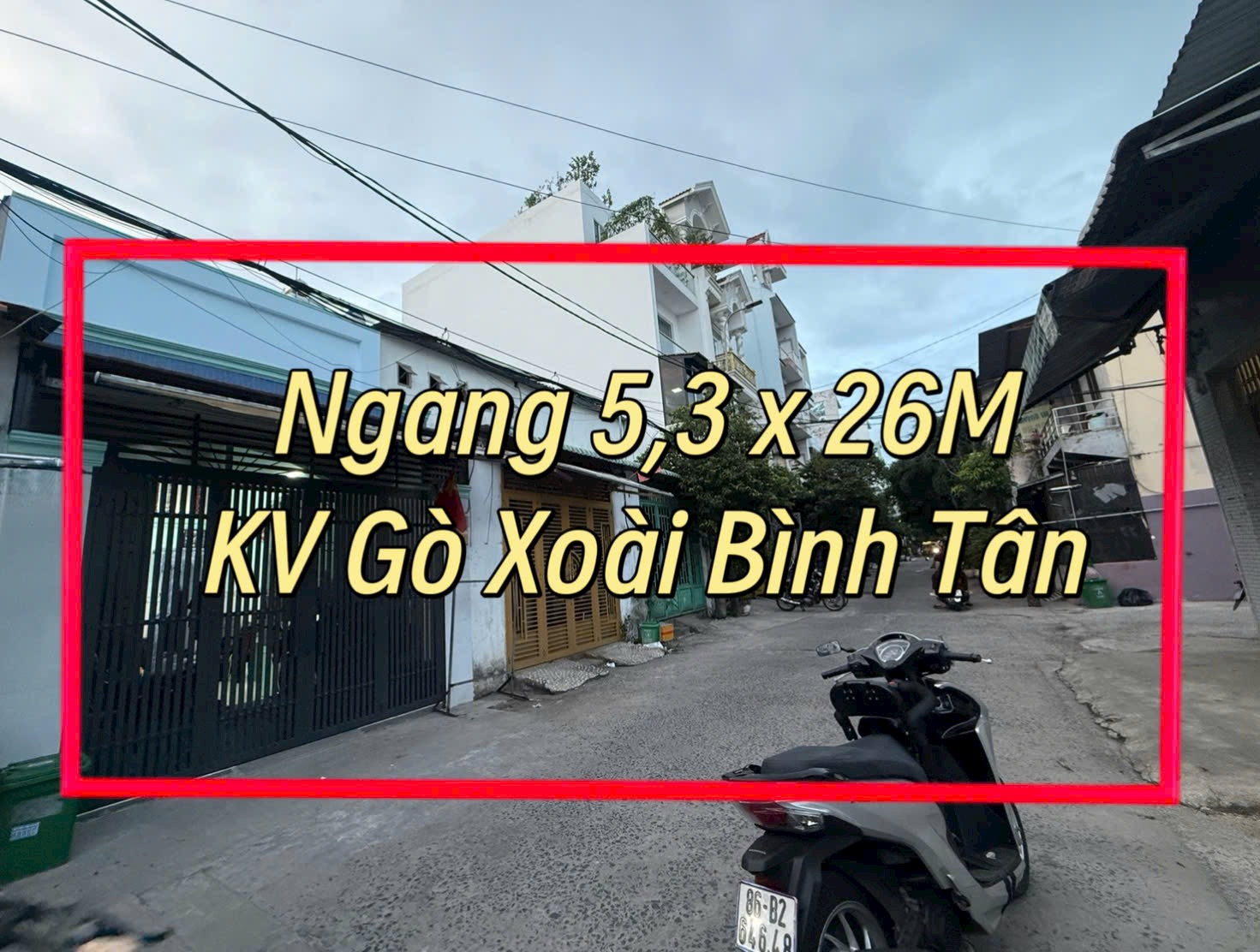Bán đất mặt tiền tặng nhà ngay khu vực lê văn quới kết nối ra gò xoài 5p chạy ra aeon mall tân phú