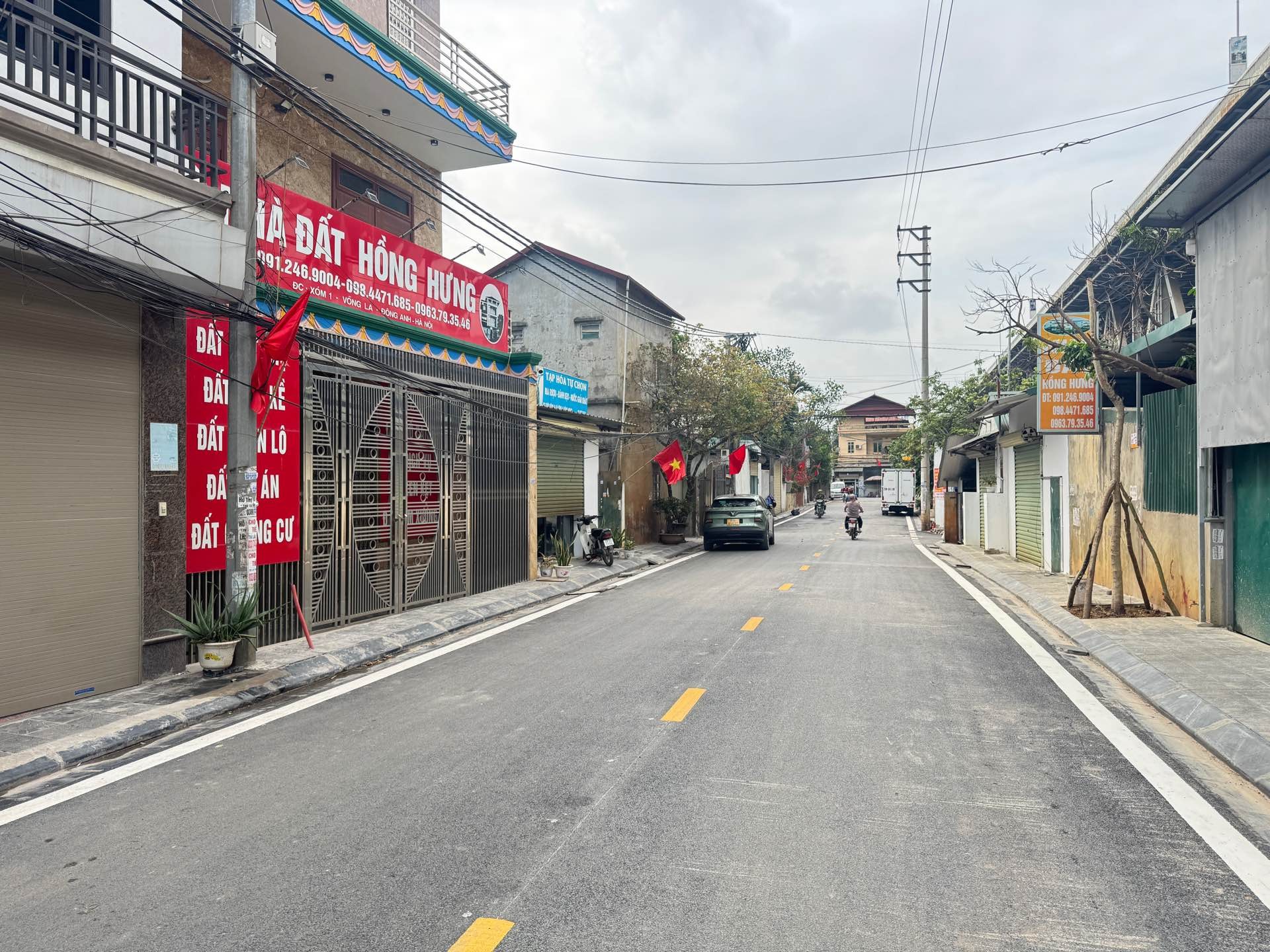 Bán đất thổ cư mặt tiền 5m tại Võng La, Thiên Lộc, Hà Nội, vị trí kinh doanh sầm uất
