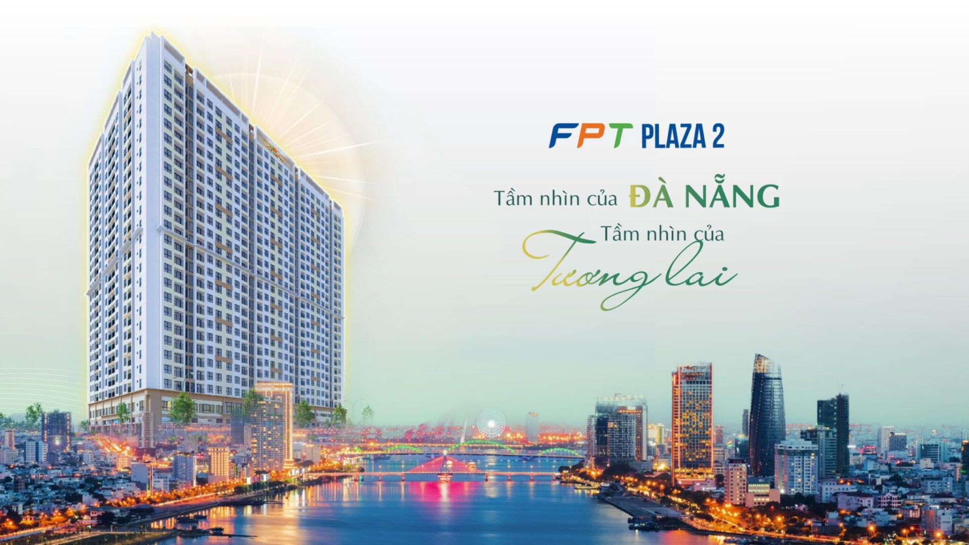 Bán căn hộ 2 phòng ngủ tại P2-18.14 CC FPT Plaza 2, diện tích 75m2, view sông núi biển
