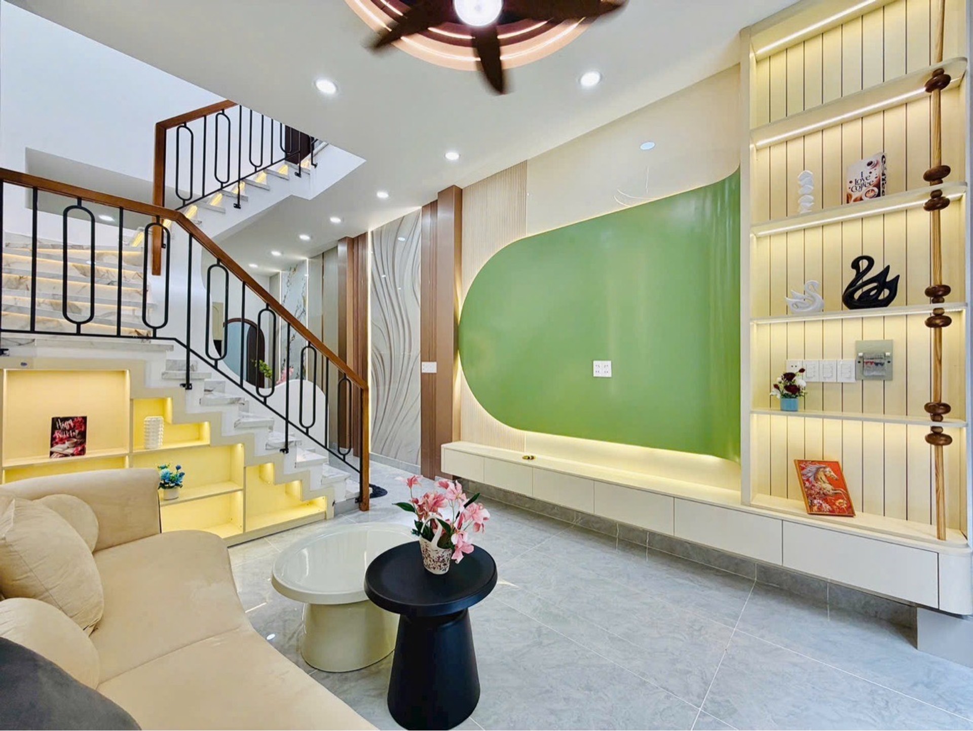 Nhà 2 tầng tại Quận Gò Vấp với thiết kế nở hậu, tiện ích vượt trội