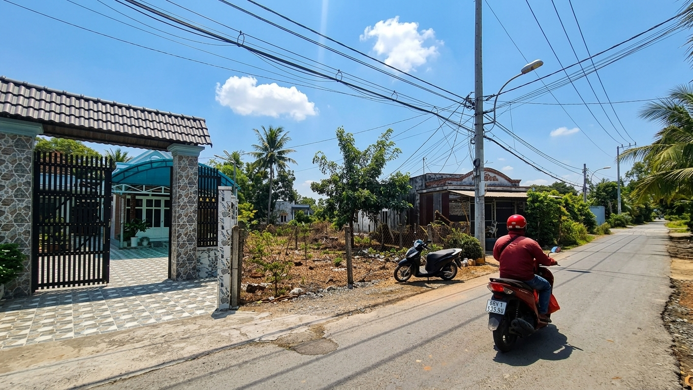 BÁN 390m² MẶT TIỀN GẦN ĐINH ĐỨC THIỆN BÌNH CHÁNH, LÊN THỔ 1 PHẦN, RỘNG 10m, NHỈNH 5 TỶ