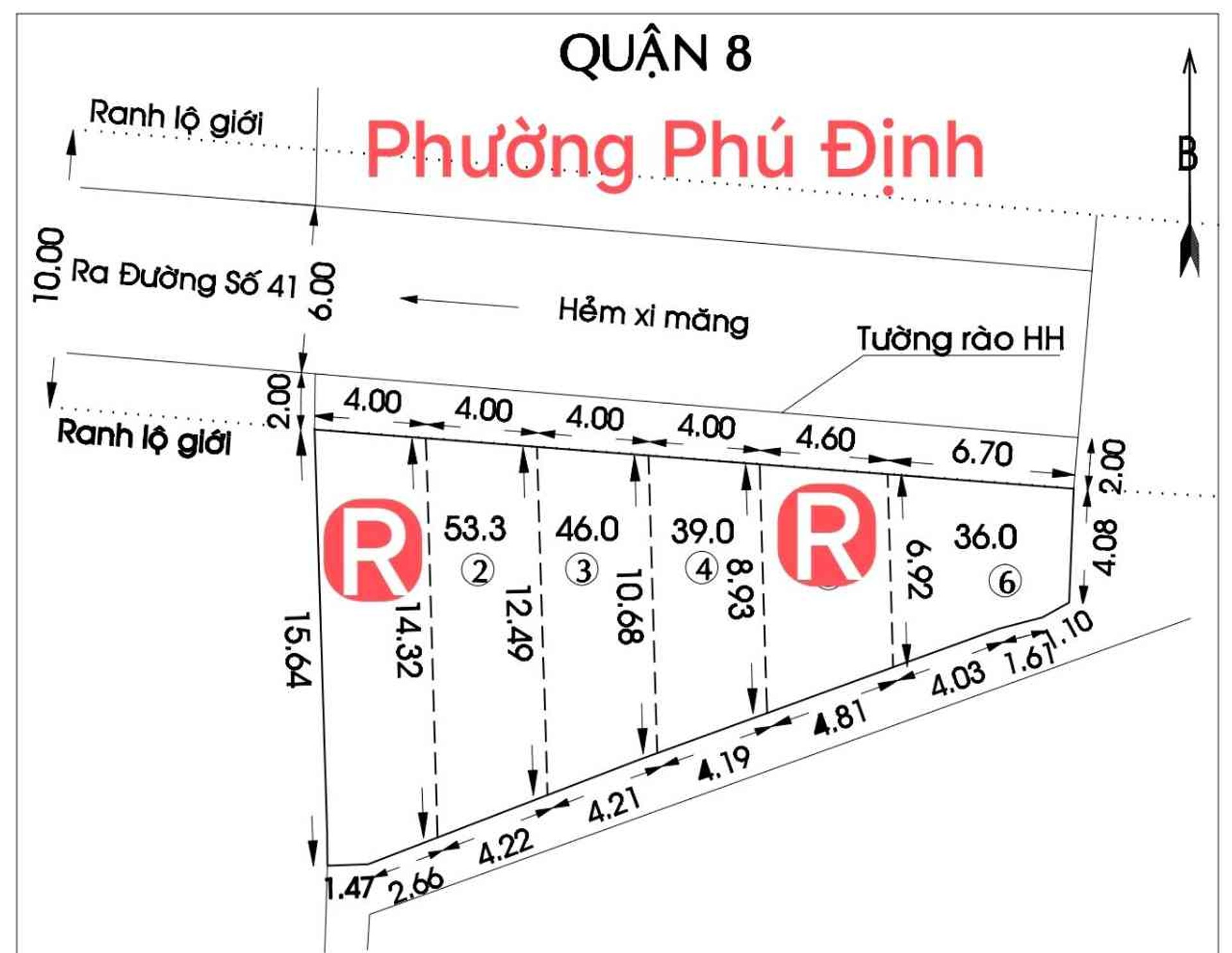 Bán đất Phường phú định Hoàng Ngân, Quận 8, diện tích 4x14m2, pháp lý đầy đủ chỉ 4 tỷ 7
