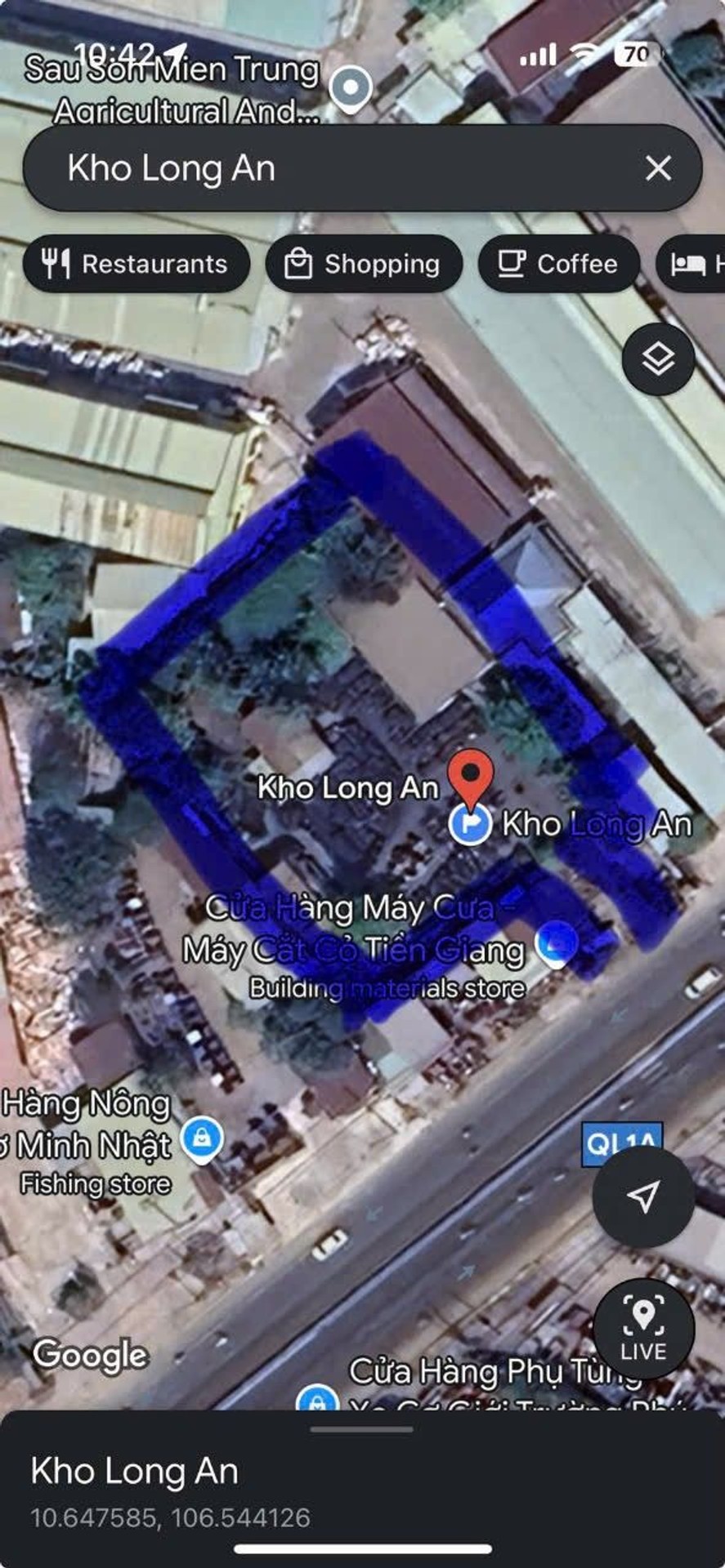 CHÍNH CHỦ CẦN BÁN LÔ ĐẤT HƠN 2000M2 ĐỐI DIỆN DỰ ÁN CHUNG CƯ DESTINO CENTRO QL1A LONG AN.