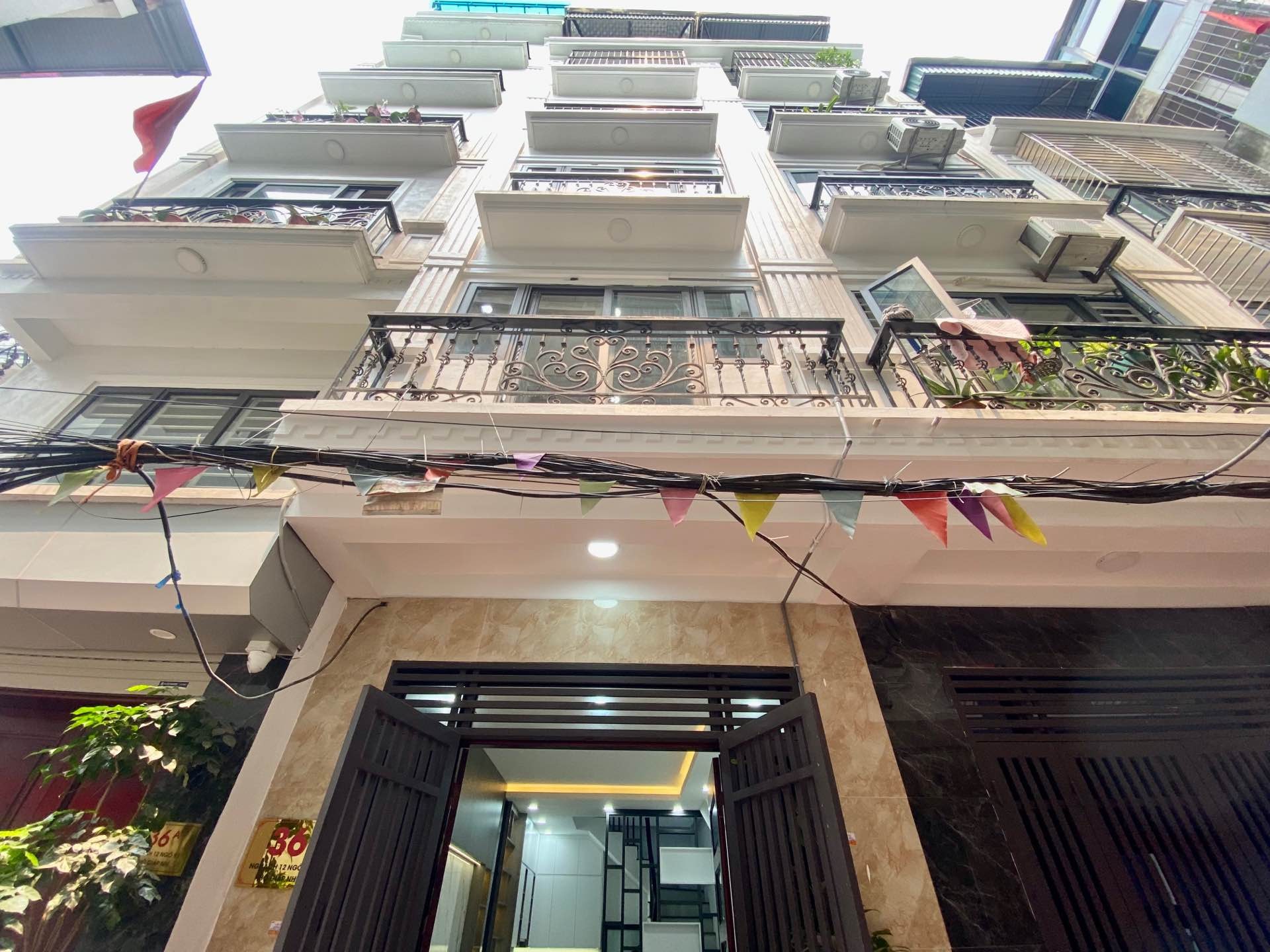 Bán nhà riêng Giáp Nhị 32,4m2 6 tầng ô tô dừng đỗ trước nhà