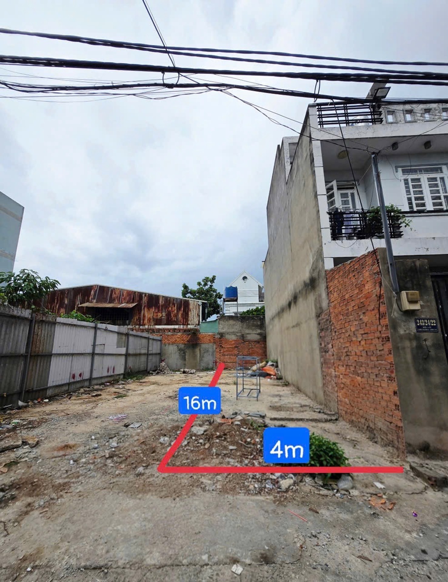 Bán đất 64m2 thổ cư mặt tiền 4m, hẻm ô tô Bình Tân
