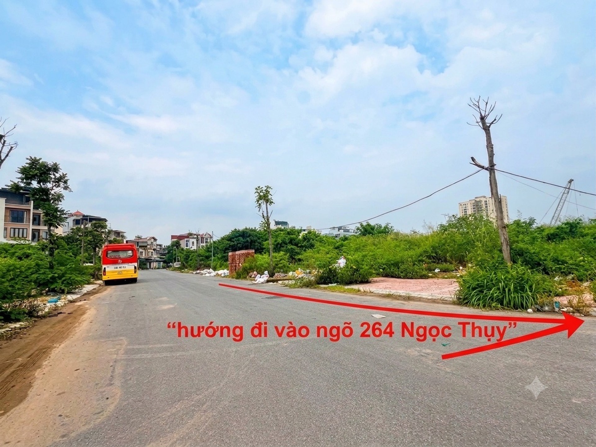 Cơ hội vàng sở hữu đất phân lô mặt đường ô tô tại khu tái định cư Ngọc Thụy