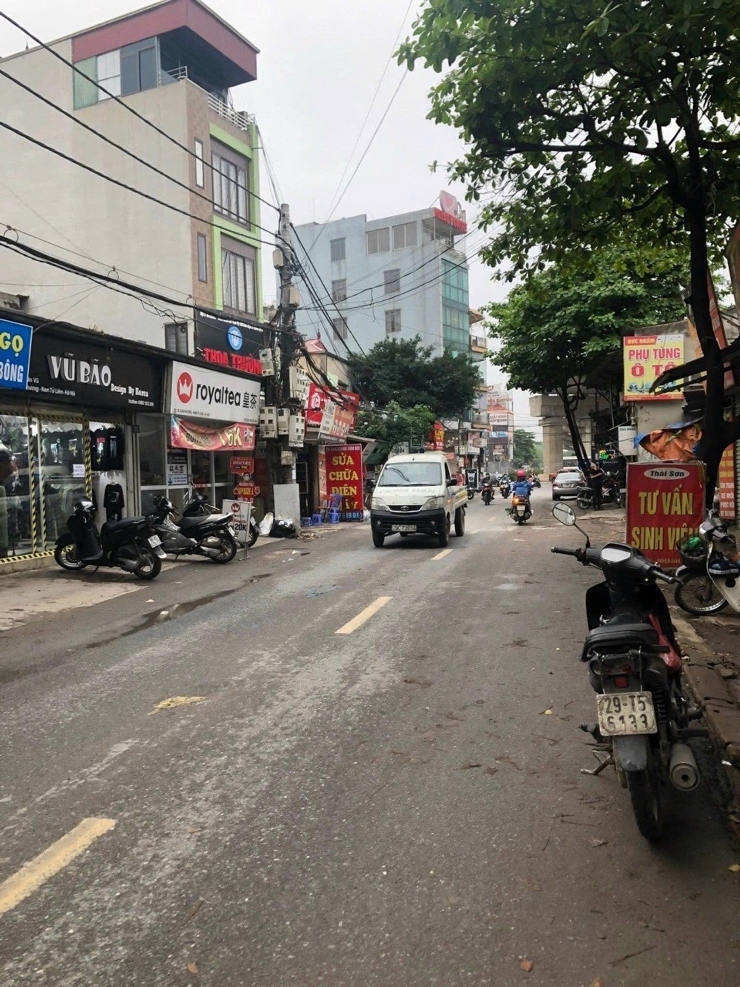 bán đất mặt phố Xuân Phương lô góc 3 mặt thoáng, mua xây mới kinh doanh