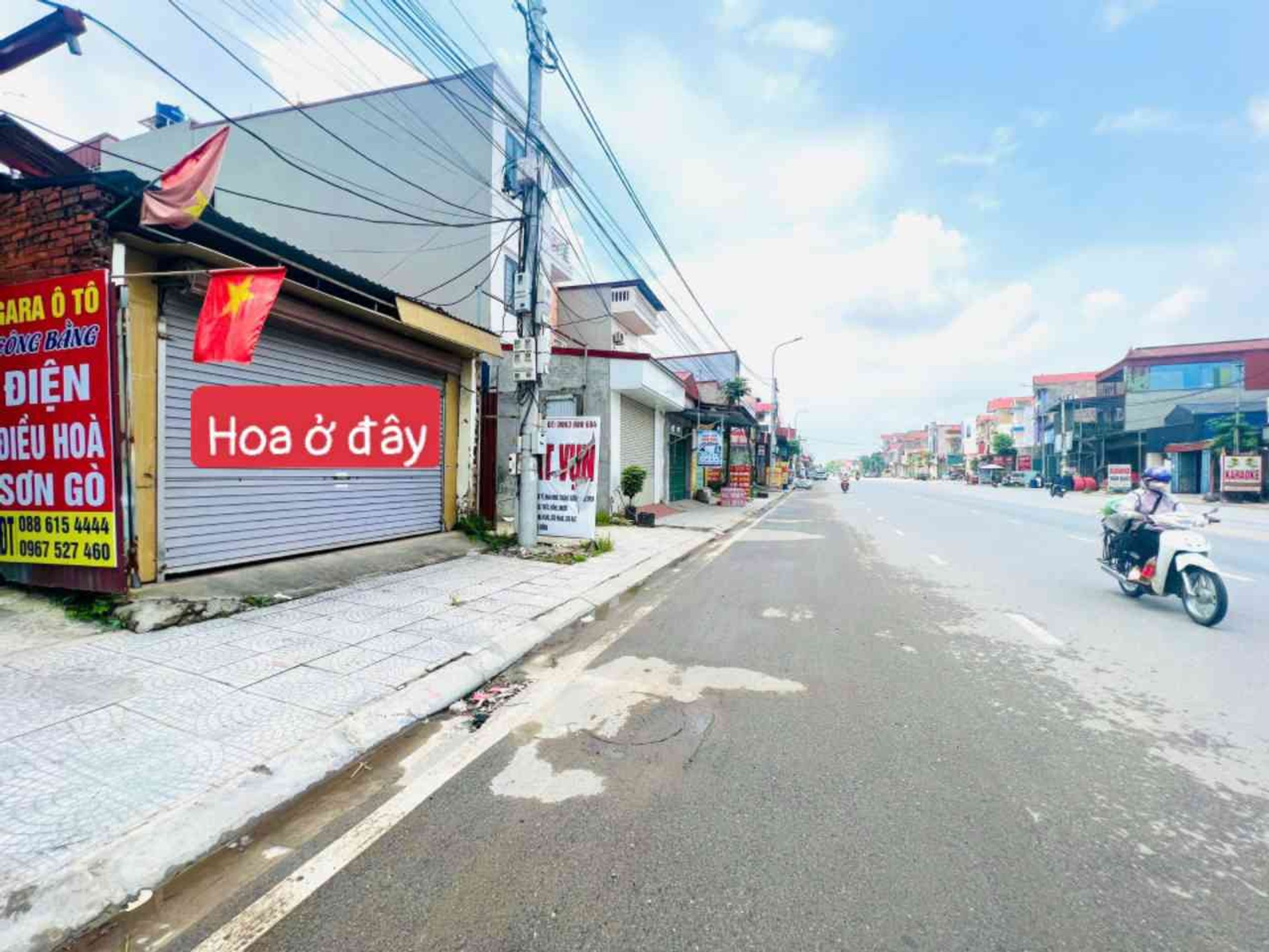 Bán đất mặt phố đường tỉnh 295, Yên Phong, Bắc Ninh, 102.8m2