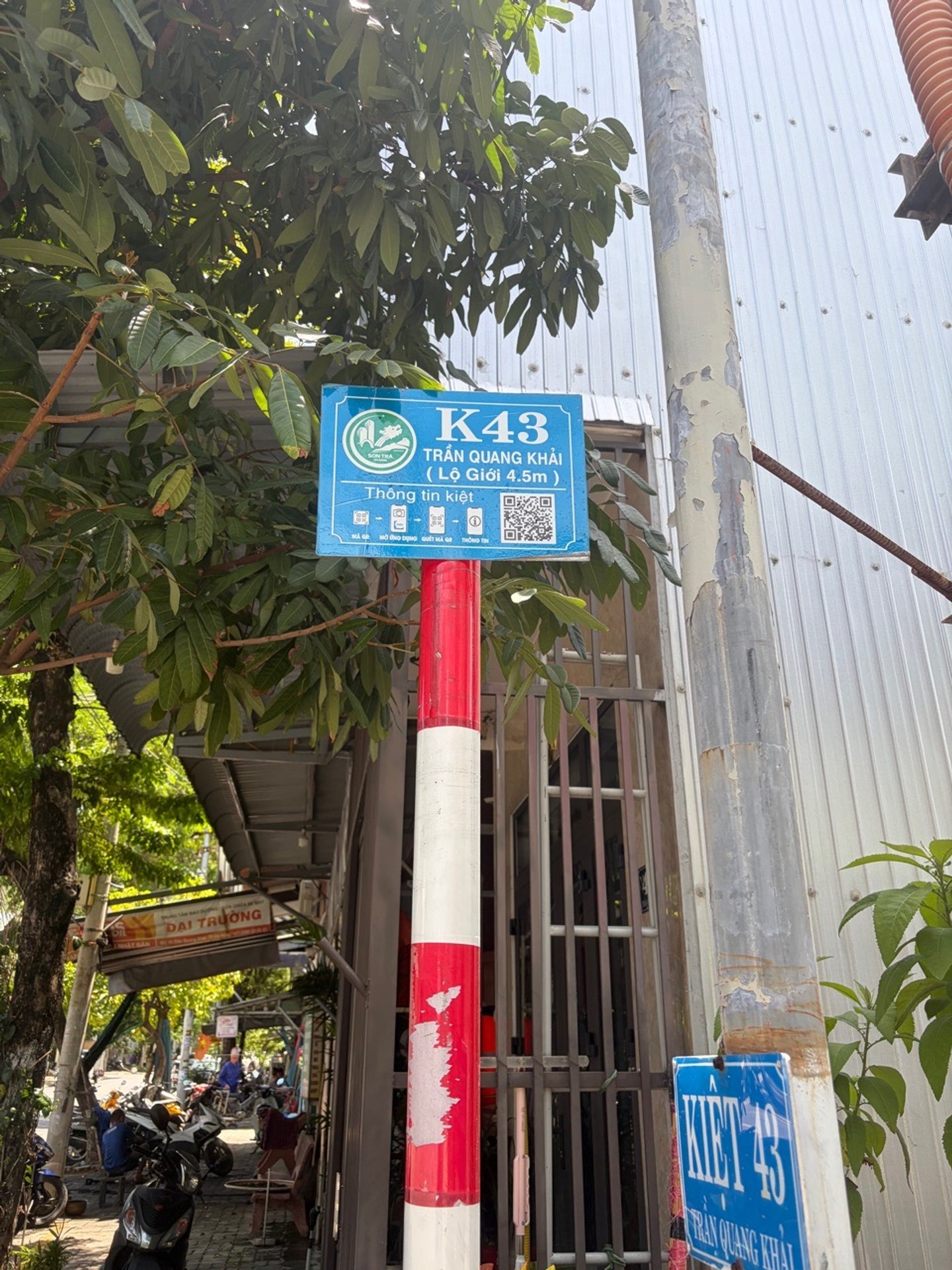 Bán đất 107m2 hướng Đông Bắc, kiệt đường Trần Quang Khải, gần biển