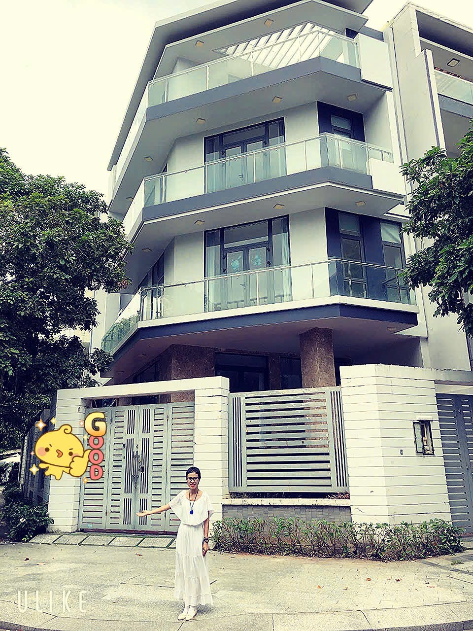 Biệt thự liền kề góc khu đô thị Vạn Phúc City, diện tích 102m2, xây 6 tầng sang trọng