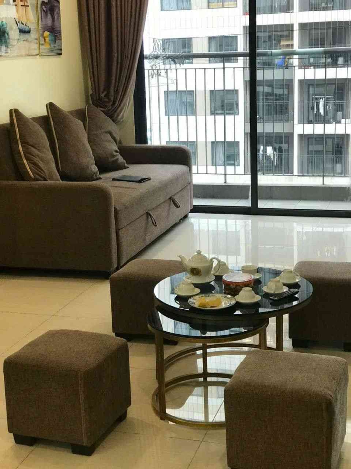 Căn hộ 2 ngủ diện tích 55m2 tại Vinhomes Ocean Park 1